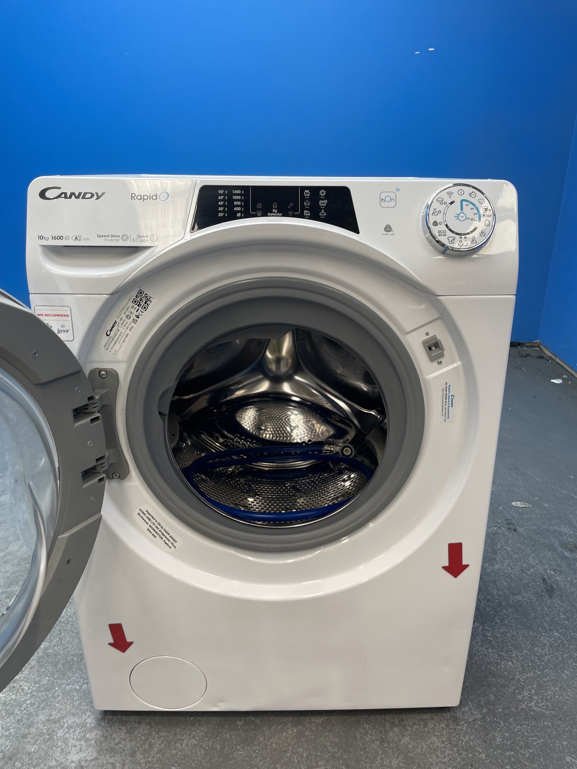 #GRC-142-692 - Candy RapidÓ RO16106DWMC7 10kg 1600 Spin Washing Machinez