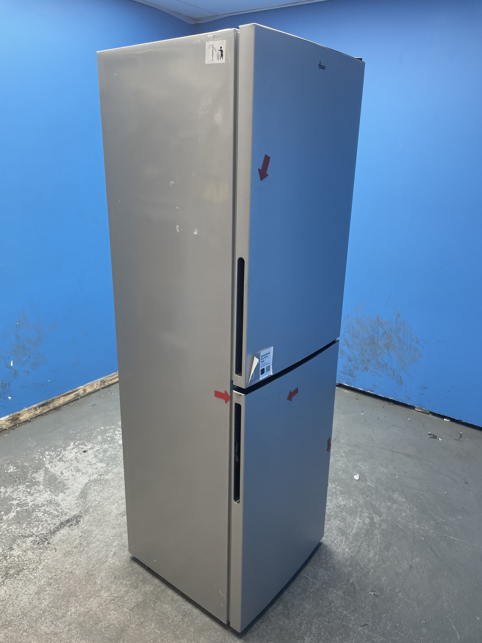 #GRC-158-402 - Hoover HOCT3L517ESK 252 Litre Combi Fridge Freezer