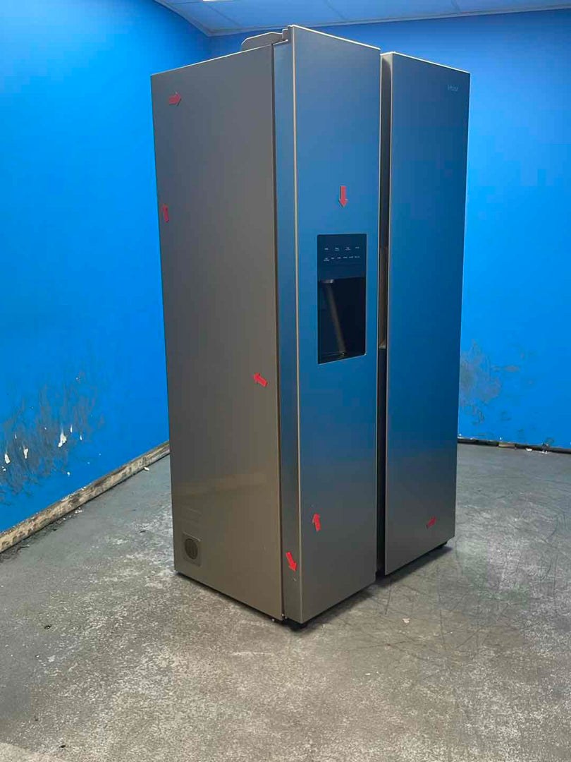 #GRC-161-581 - Haier SBS 90 Series 5 HSR5918DIMP American Fridge Freezer