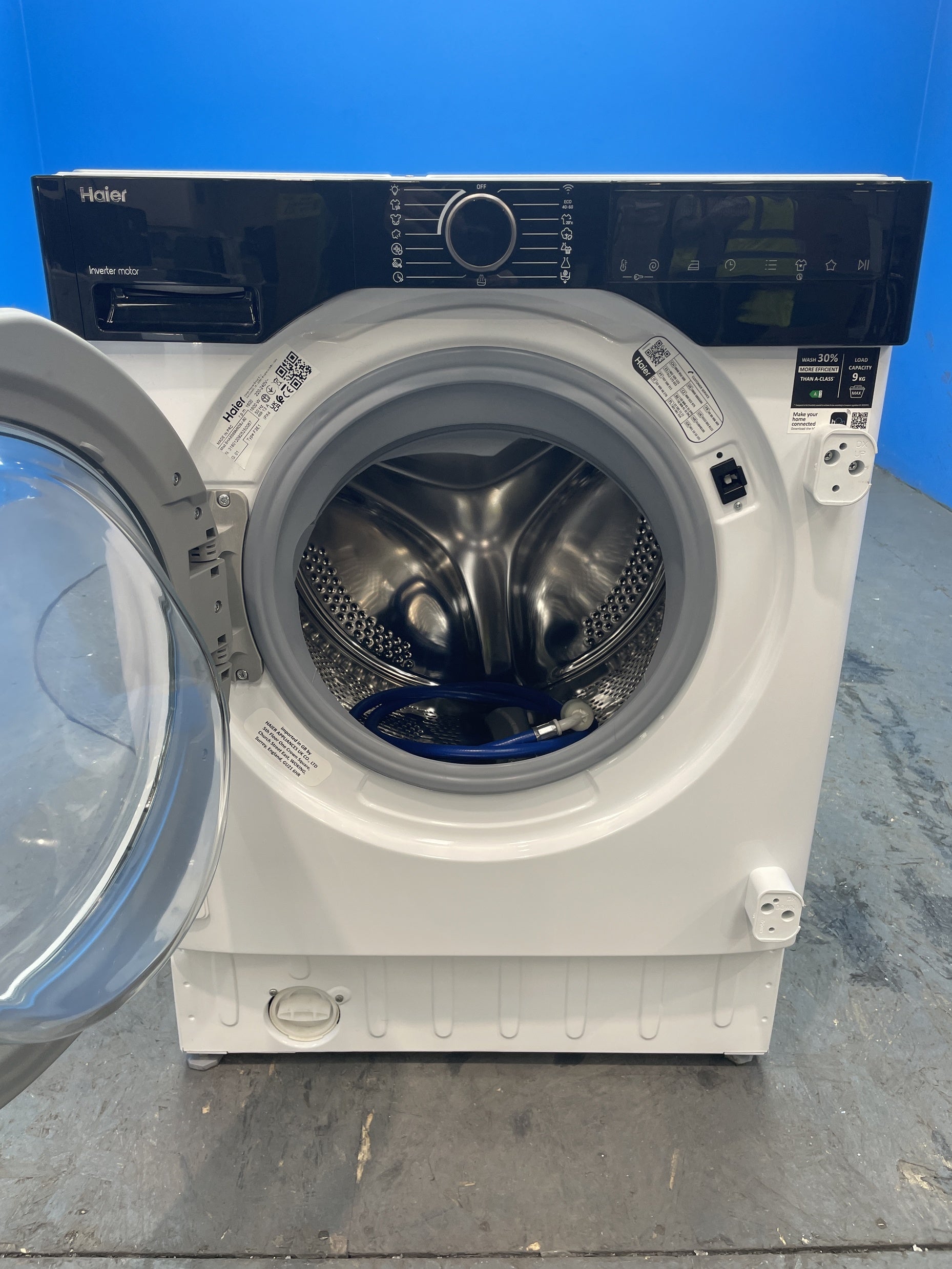 #GRC-154-970 - Hoover BHA6S69M6D9J-80 Integrated 9kg 1600rpm Washing Machine