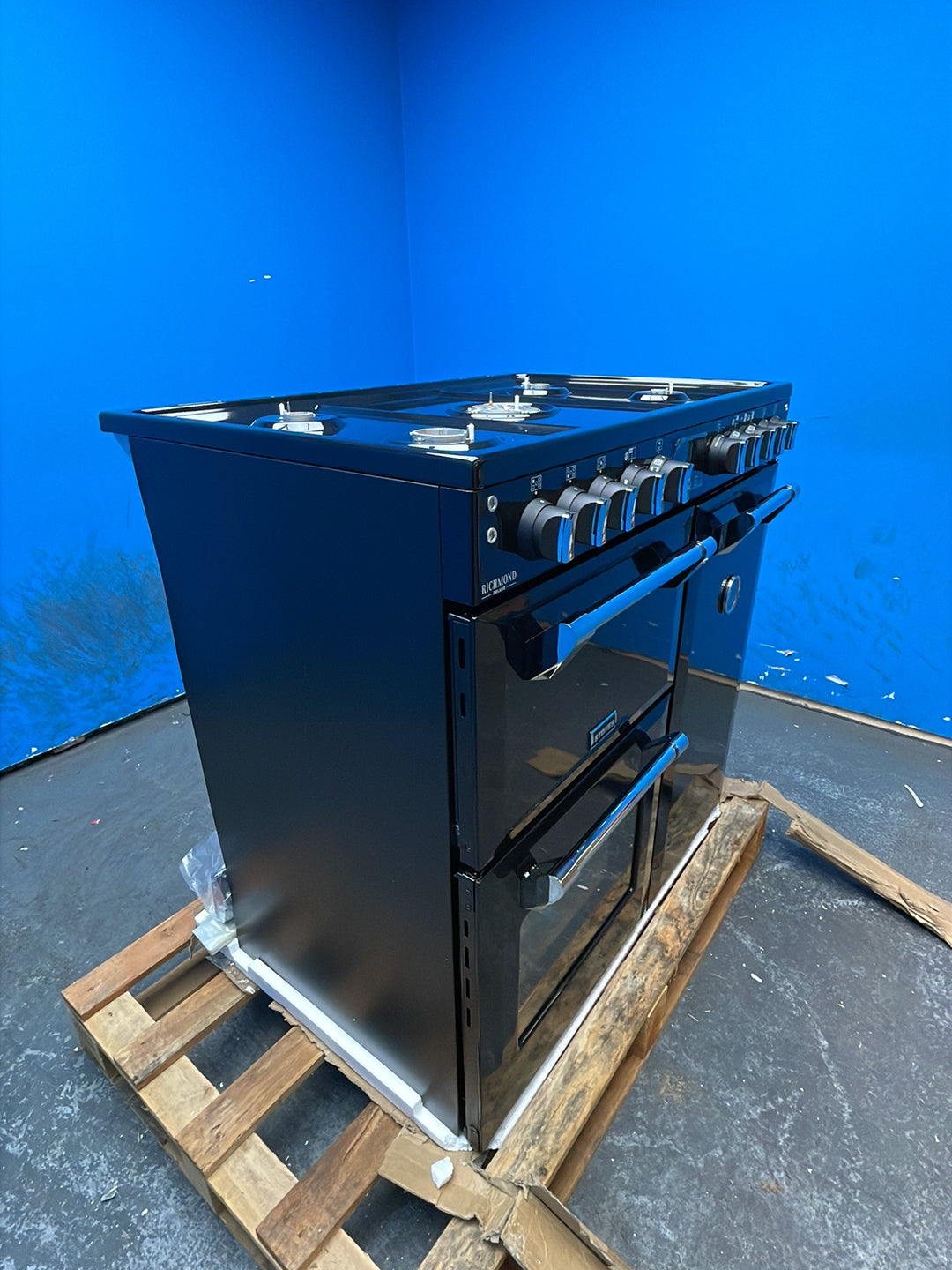 #GRC-164-431 - Stoves Richmond Deluxe 90DF Dual Fuel Range Cooker – 174L Capacity, 5 Burners, AirFry, SteamCleanse