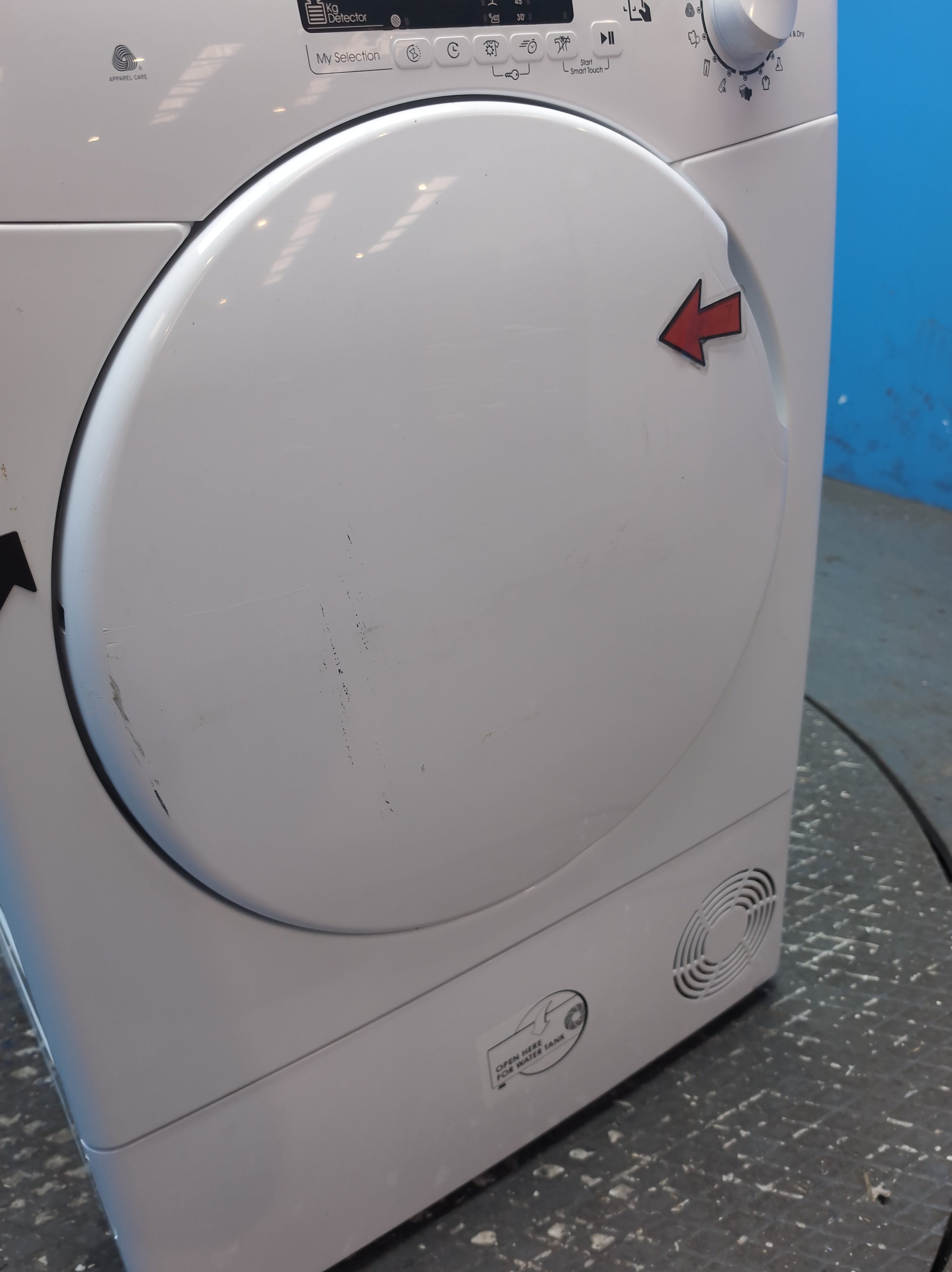 #GRC-163-676 - Candy 8kg Condenser Tumble Dryer – NFC Connected, White