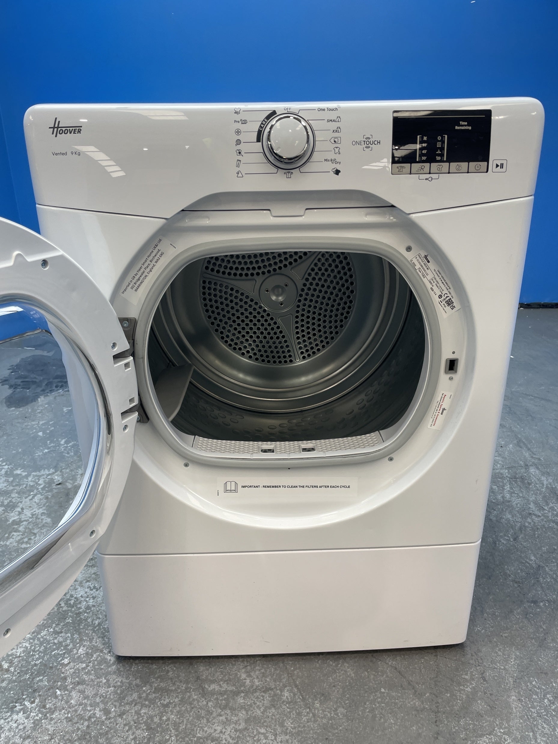 Hoover HLEV9DG 9kg Vented Tumble Dryer
