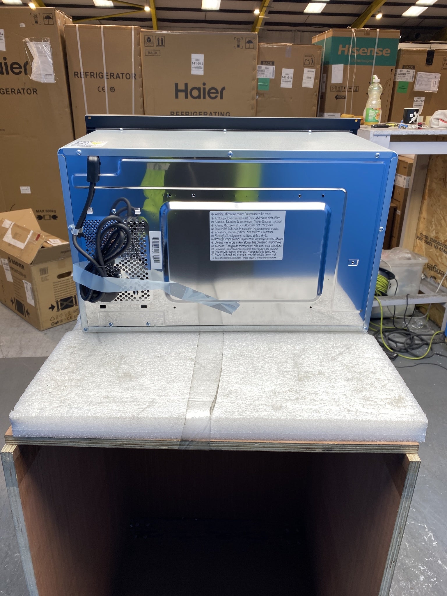 Hoover HMG20C5SB-80 20L Built-In Combination Microwave and Grill