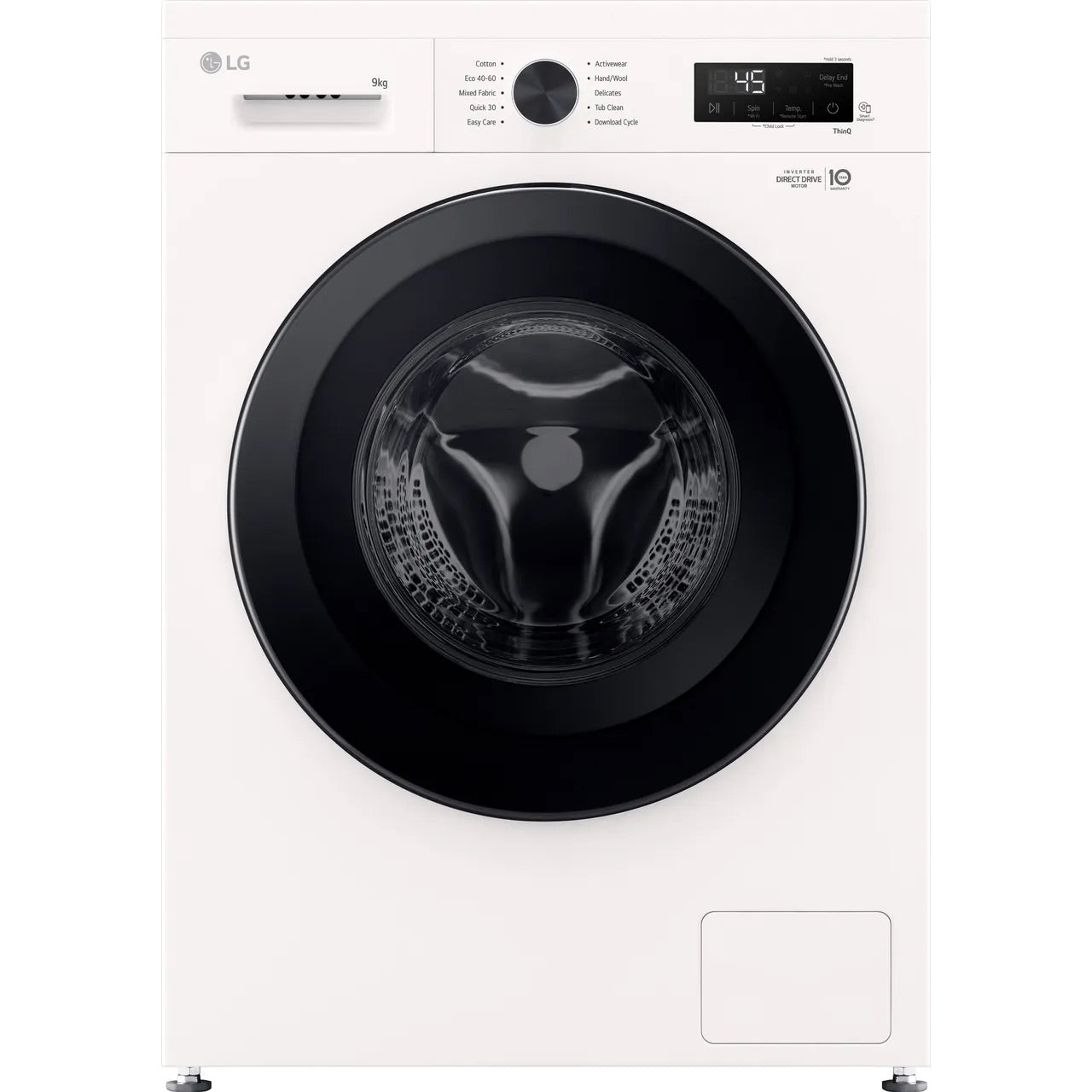 LG F4X1009NWK 9kg 1400 Spin Washing Machine with Steam – Renew 2 U