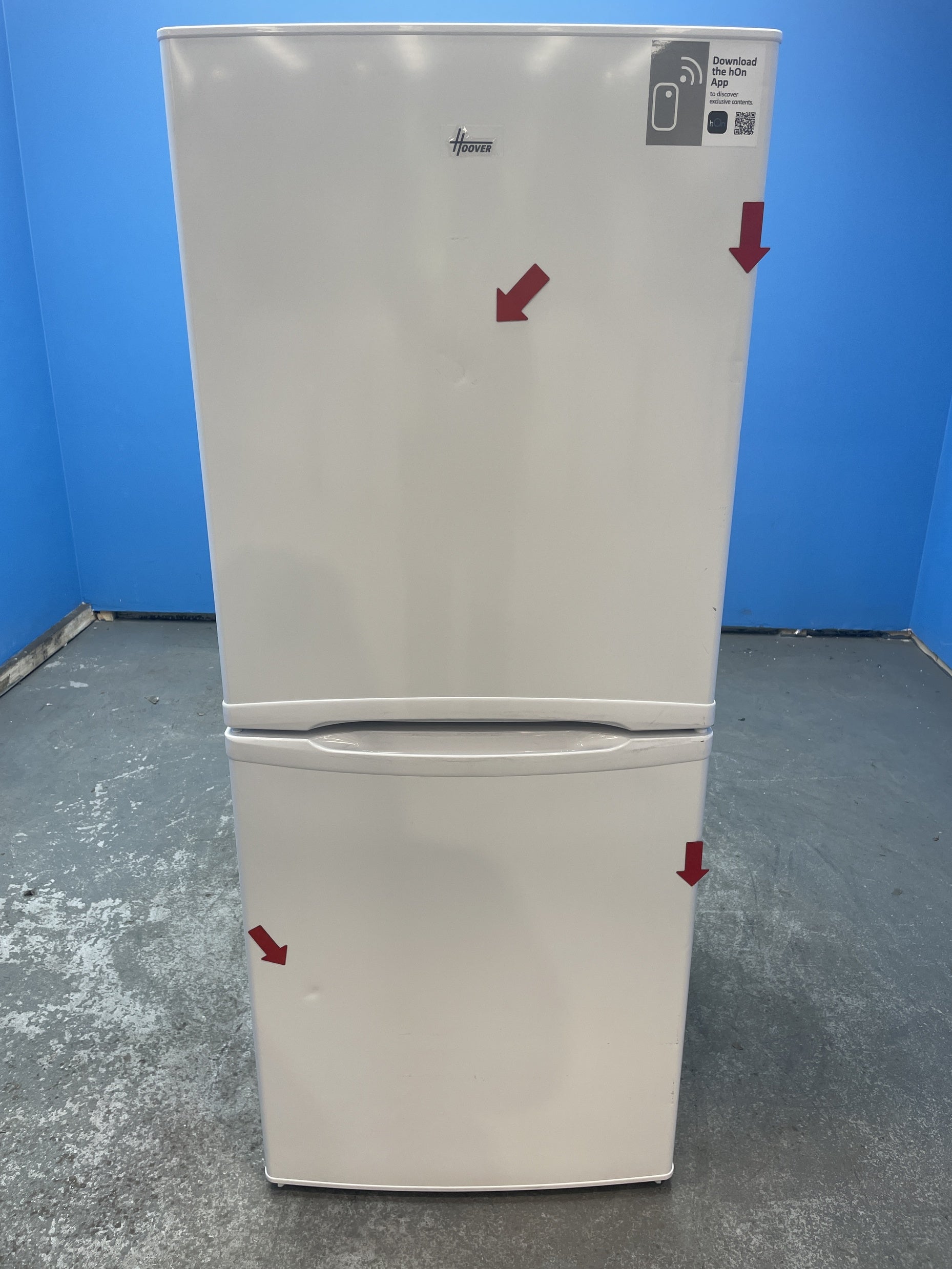 #GRC-152-265 - Hoover HOCH1S513EWK 185 Litre Combi Fridge Freezer