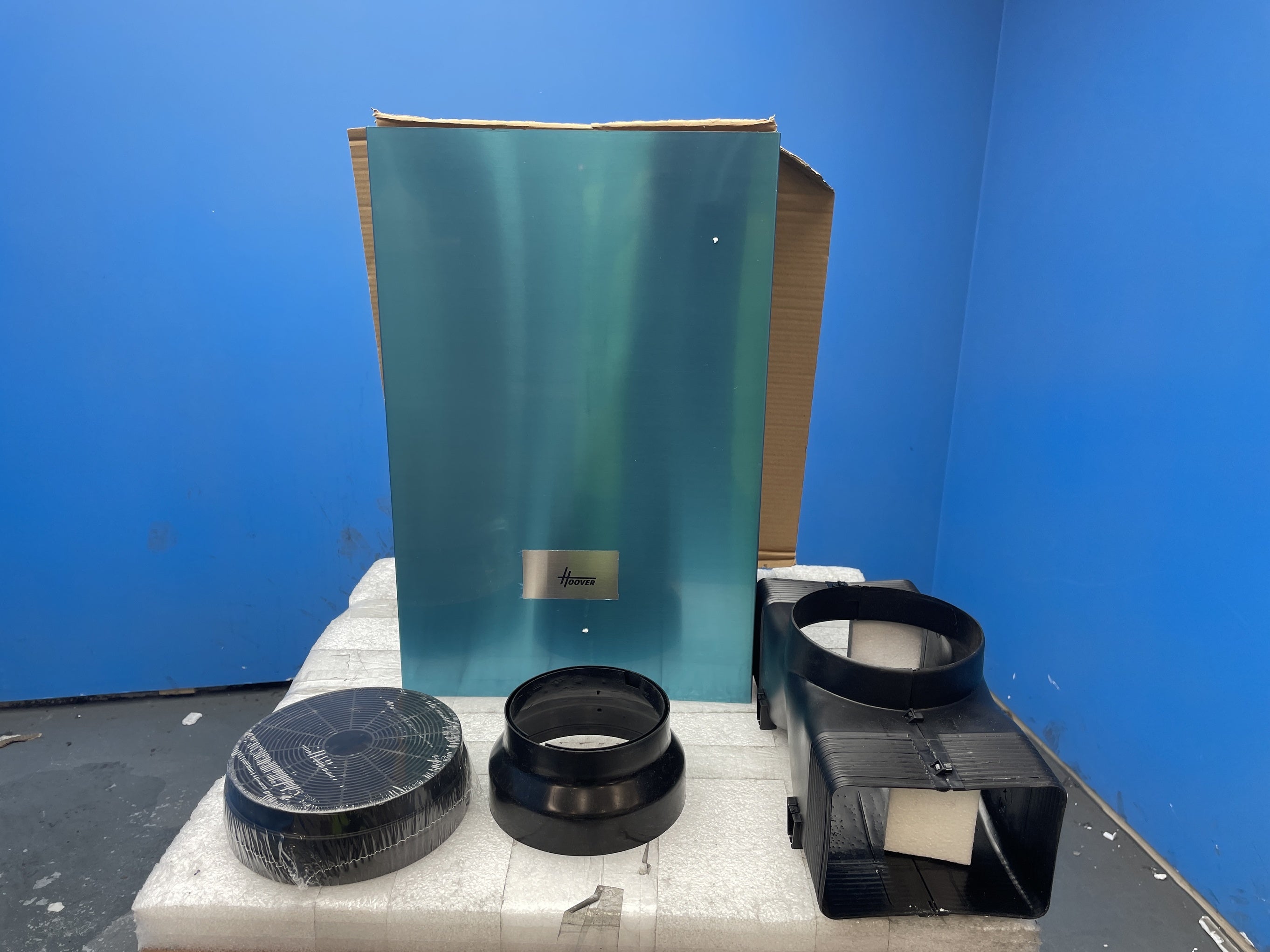#GRC-158-469 - Hoover HTS9CBH3X 90cm Box Chimney Cooker Hood