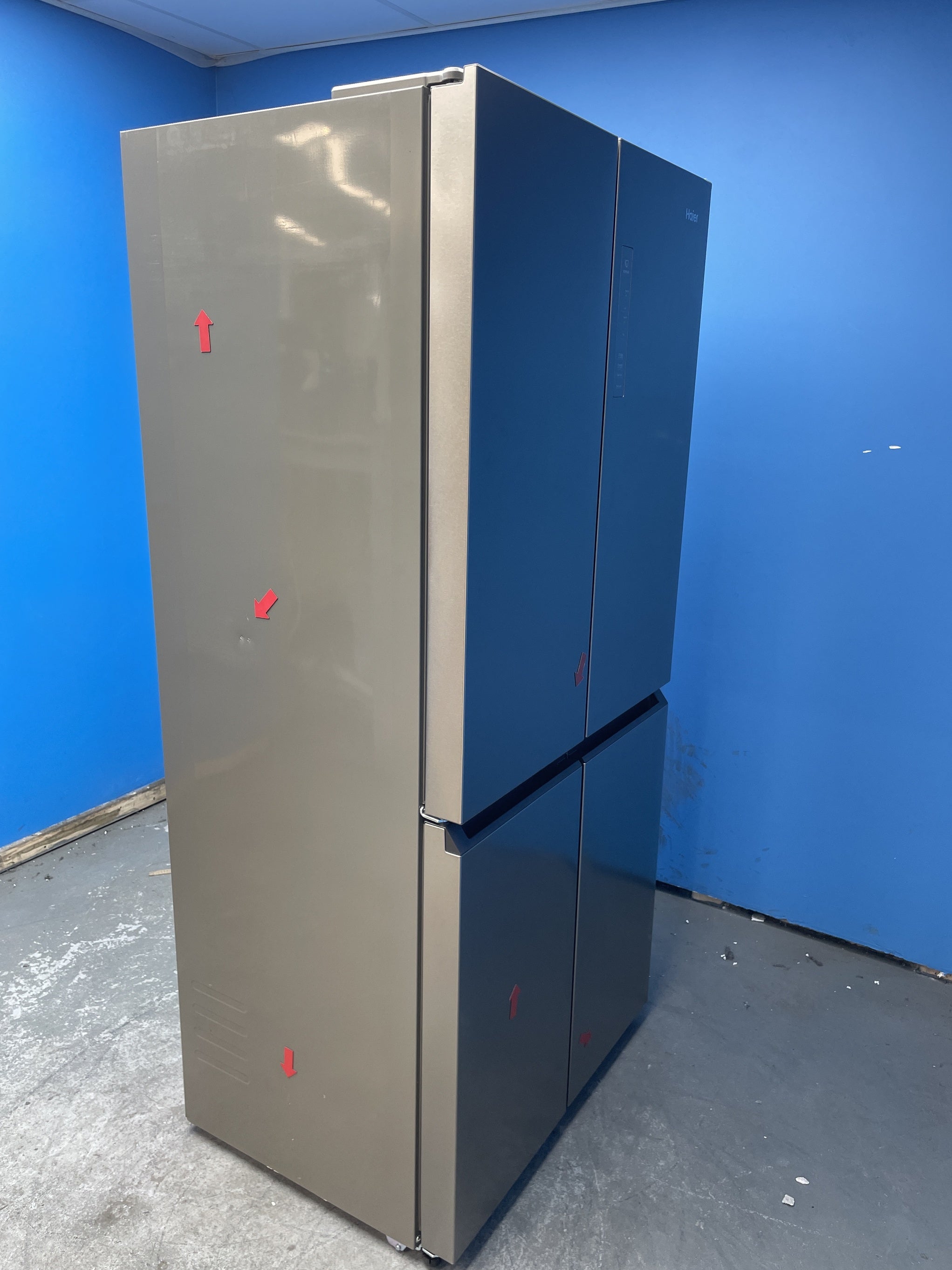 #GRC-157-898 - Haier HCR7818DNMM Cube 83 Total No Frost American Fridge Freezer