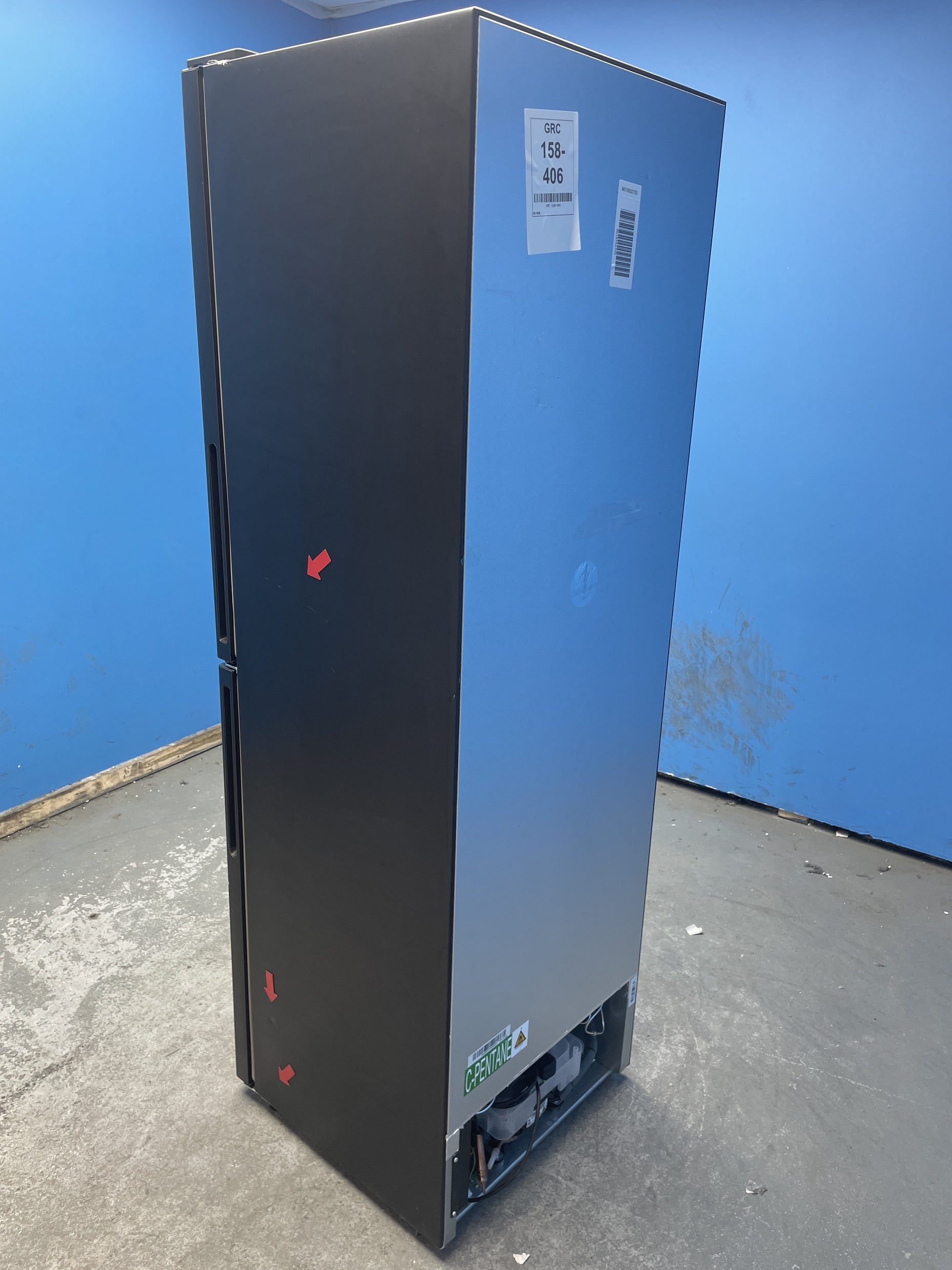#GRC-158-406 - Candy CCT3L517EBK 55cm Slim Low Frost Fridge Freezer
