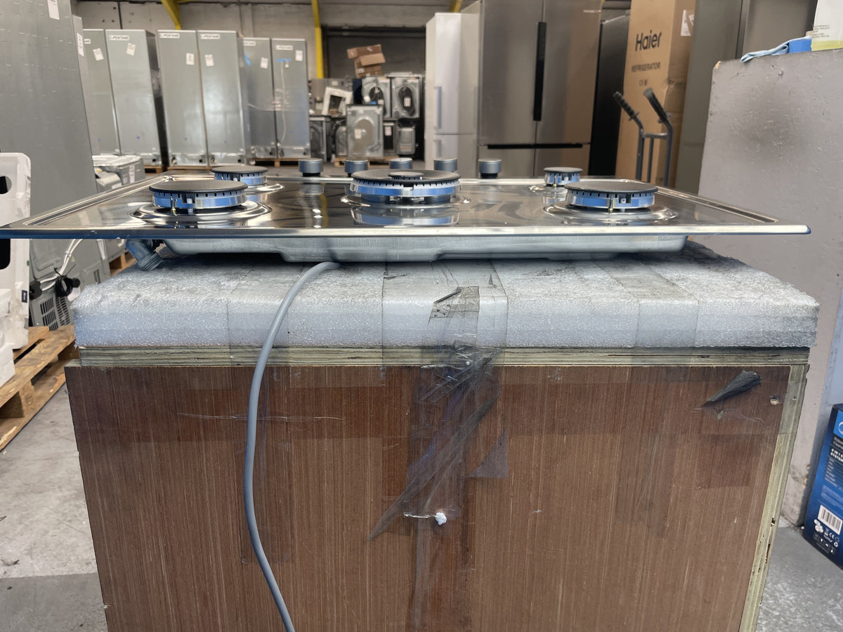 #GRC-162-666 - Hoover HGH75WC3X 75cm Built-in Gas Hob with 5 Burners