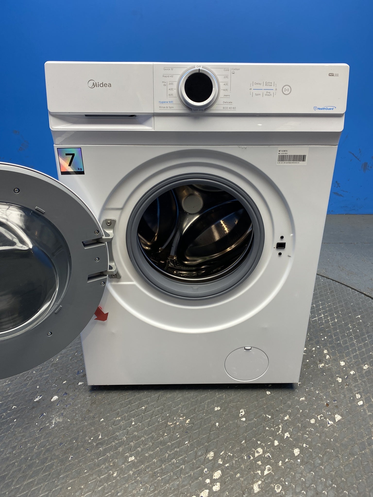 Midea MF100W70 7kg 1200 Spin Washing Machine