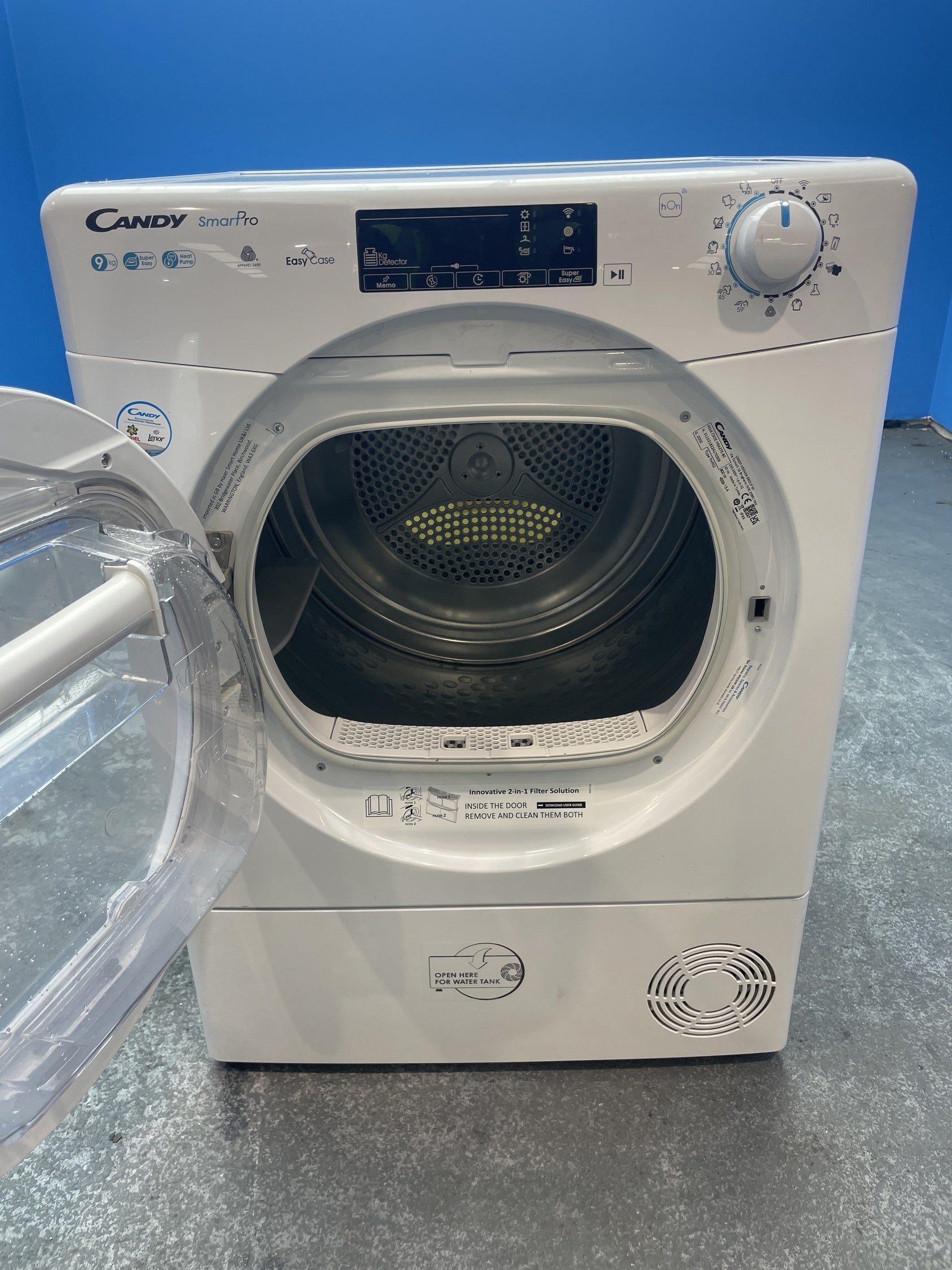 #GRC-155-760 - Candy Smart Pro CSOEH9A2TE 9kg Heat Pump Tumble Dryer