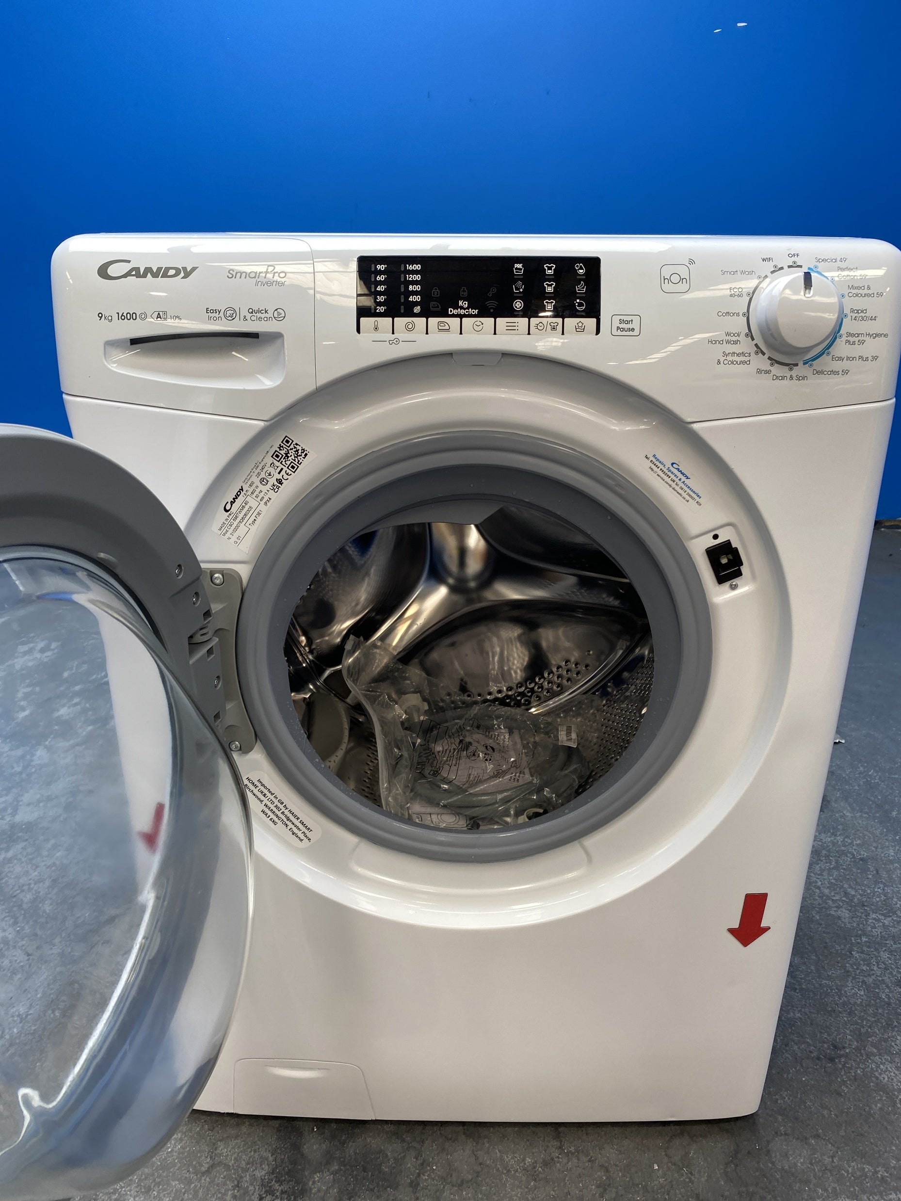 #GRC-159-853 - Candy Smart Pro CSO6 96TWM6 9kg 1600rpm Washing Machine