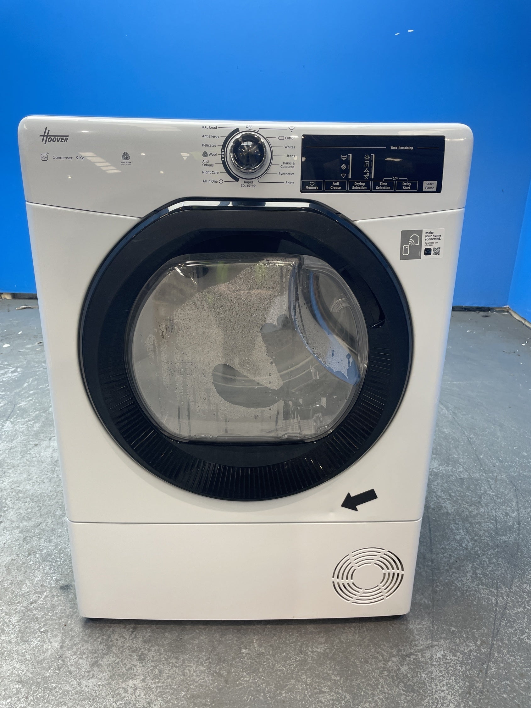 #GRC-158-983 - Hoover H-DRY 350 HREC9TBE-80 9kg Condenser Tumble Dryer