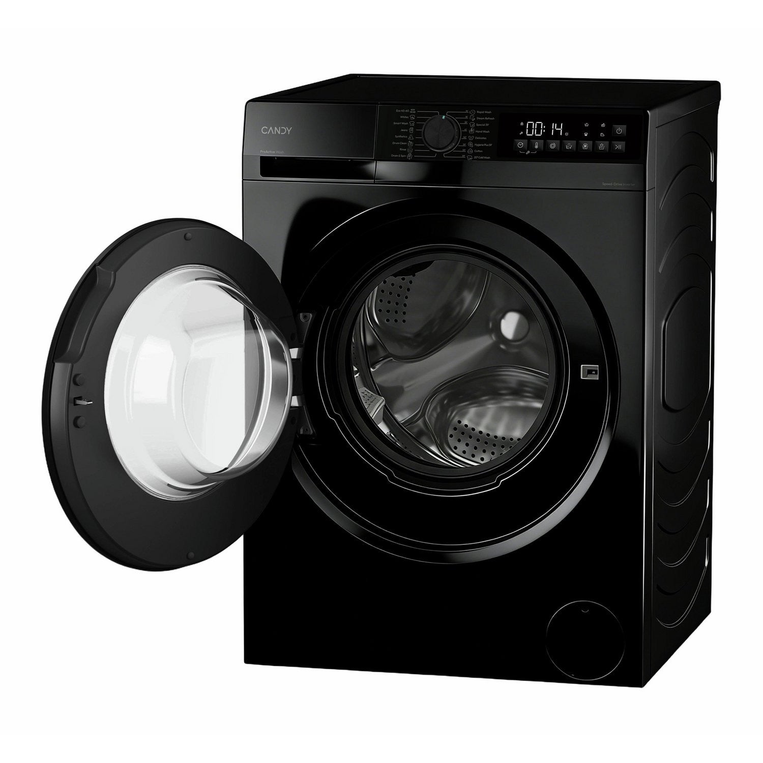 Candy Quick Pro 10kg 1400rpm Washing Machine – Inverter Motor, 8 Quick Cycles, Black – Renew 2 U