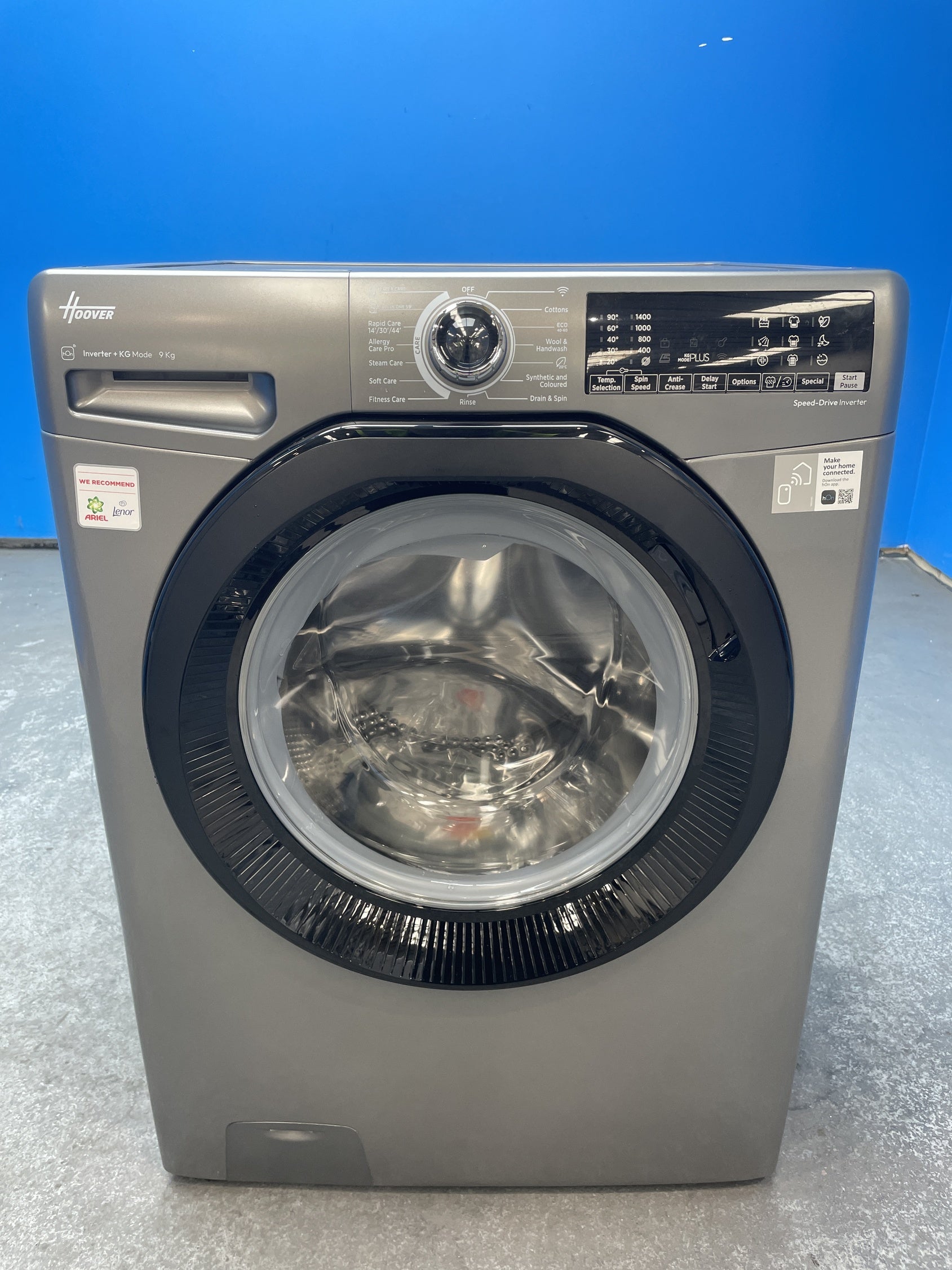 #GRC-163-131 - Hoover H3WPS496TAMBR680 9kg 1400 Spin Washing Machine