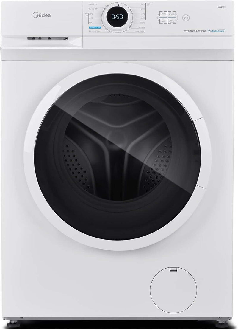 Midea MF10EW80BB 8kg 1400 Spin Washing Machine with Steam Care - Renew 2 U