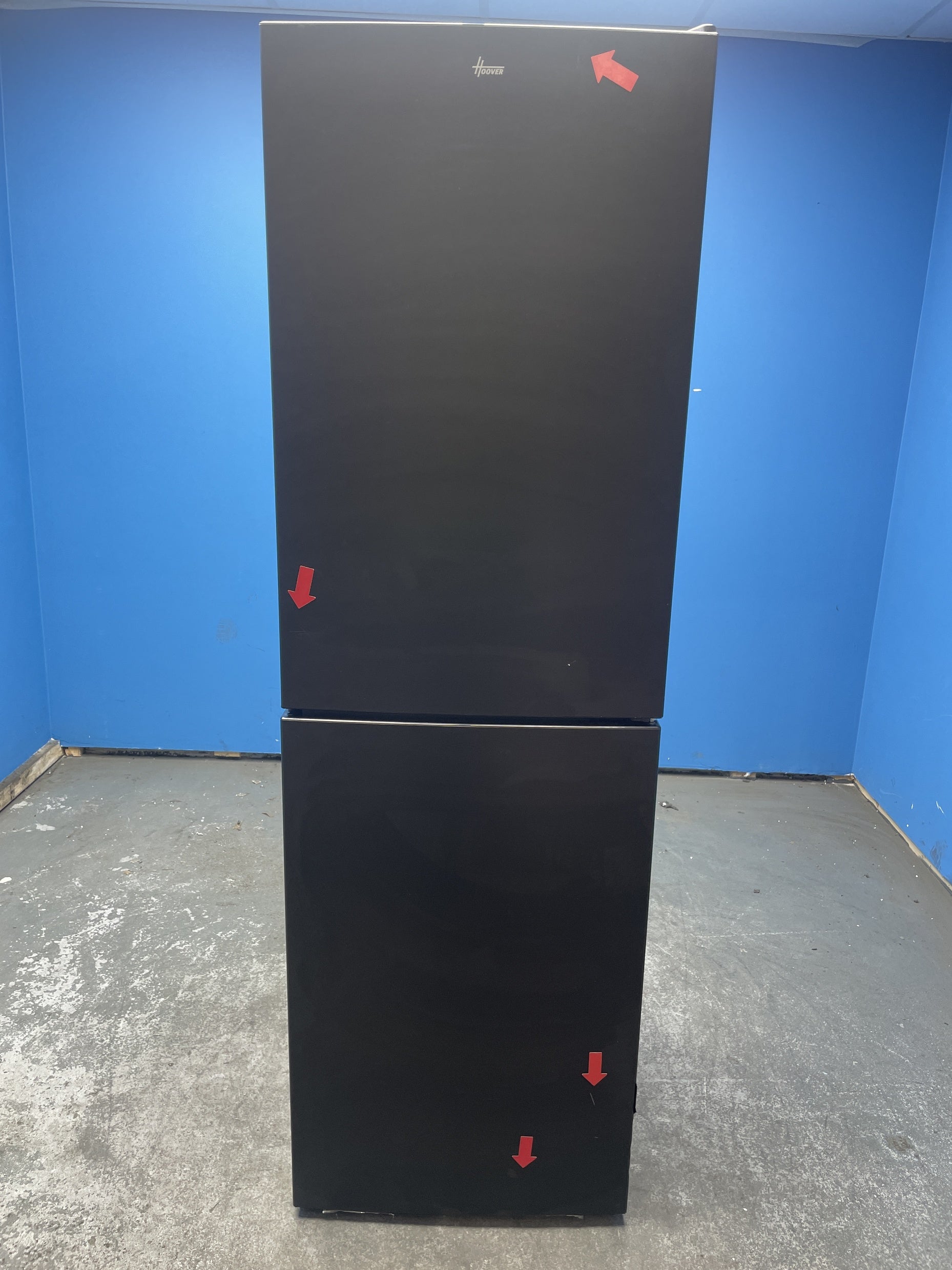 #GRC-159-260 - Hoover HVT3CLECKIHB 235 Litre Combi Fridge Freezer