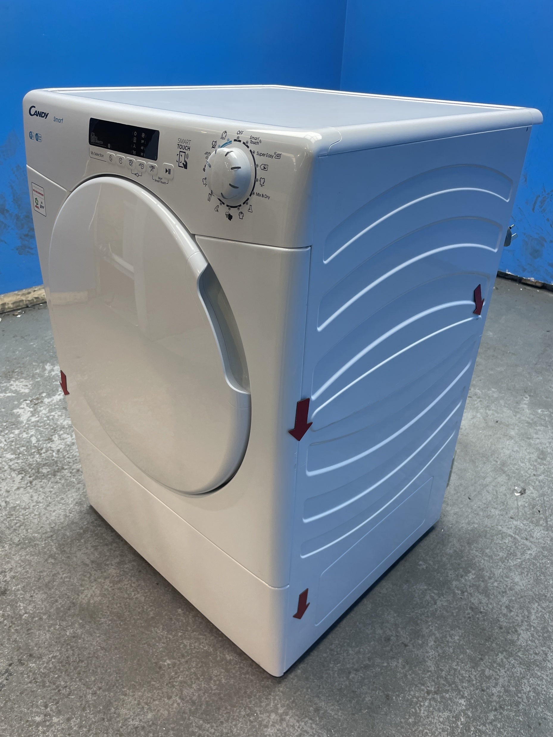 #GRC-158-365 - Candy CSE V9DF-80 9kg Vented Smart Tumble Dryer
