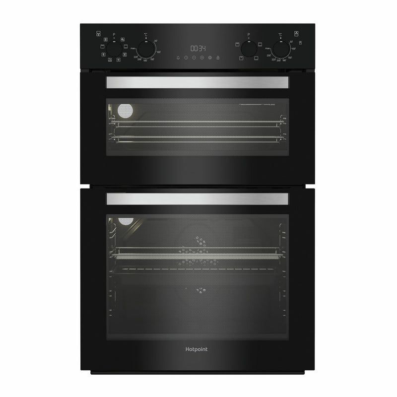 Hotpoint DIH82GB Black 60cm Built-In Electric Double Oven