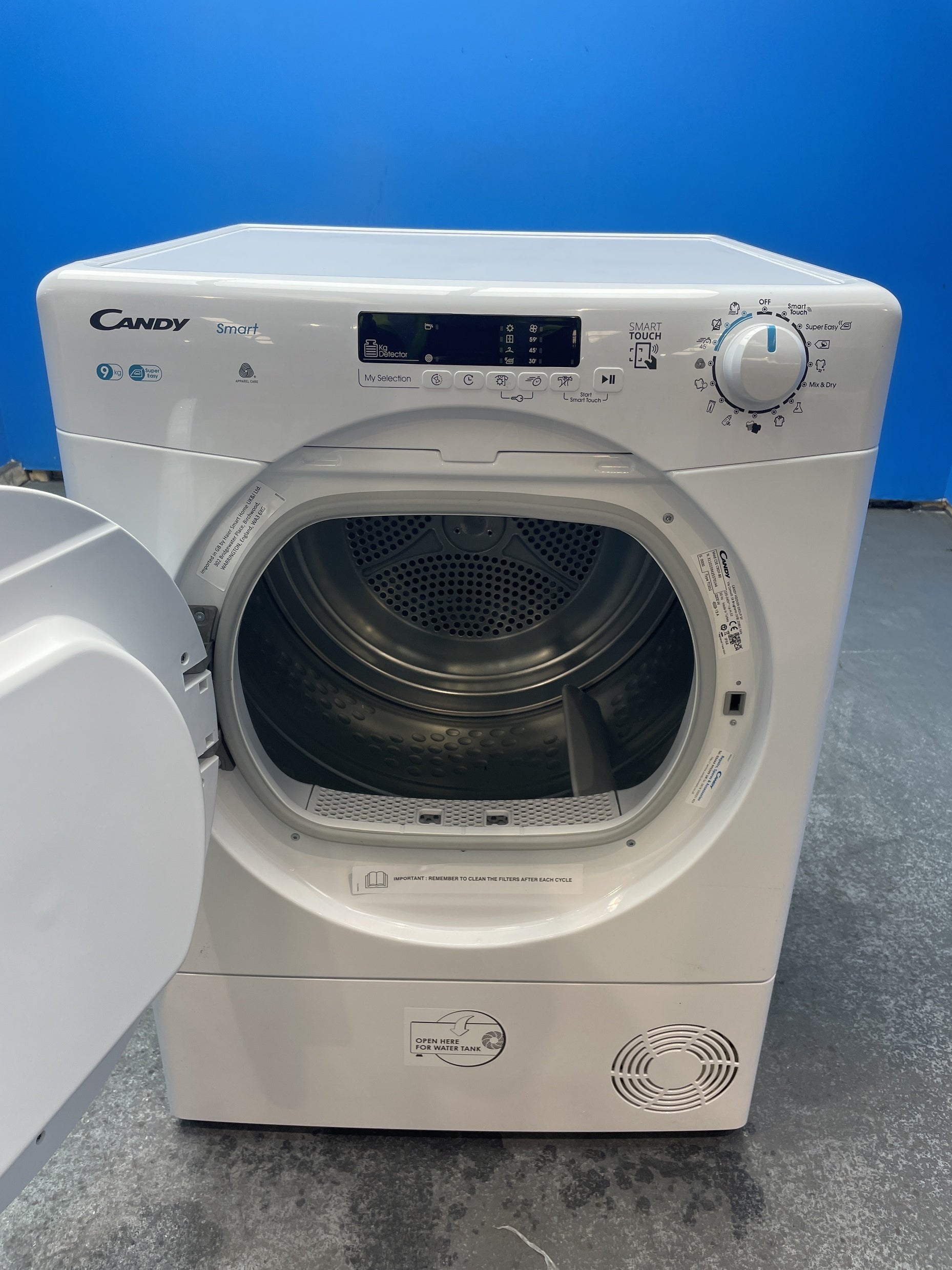 #GRC-161-896 - Candy CSE C9DF 9kg Condenser Smart Pro Tumble Dryer