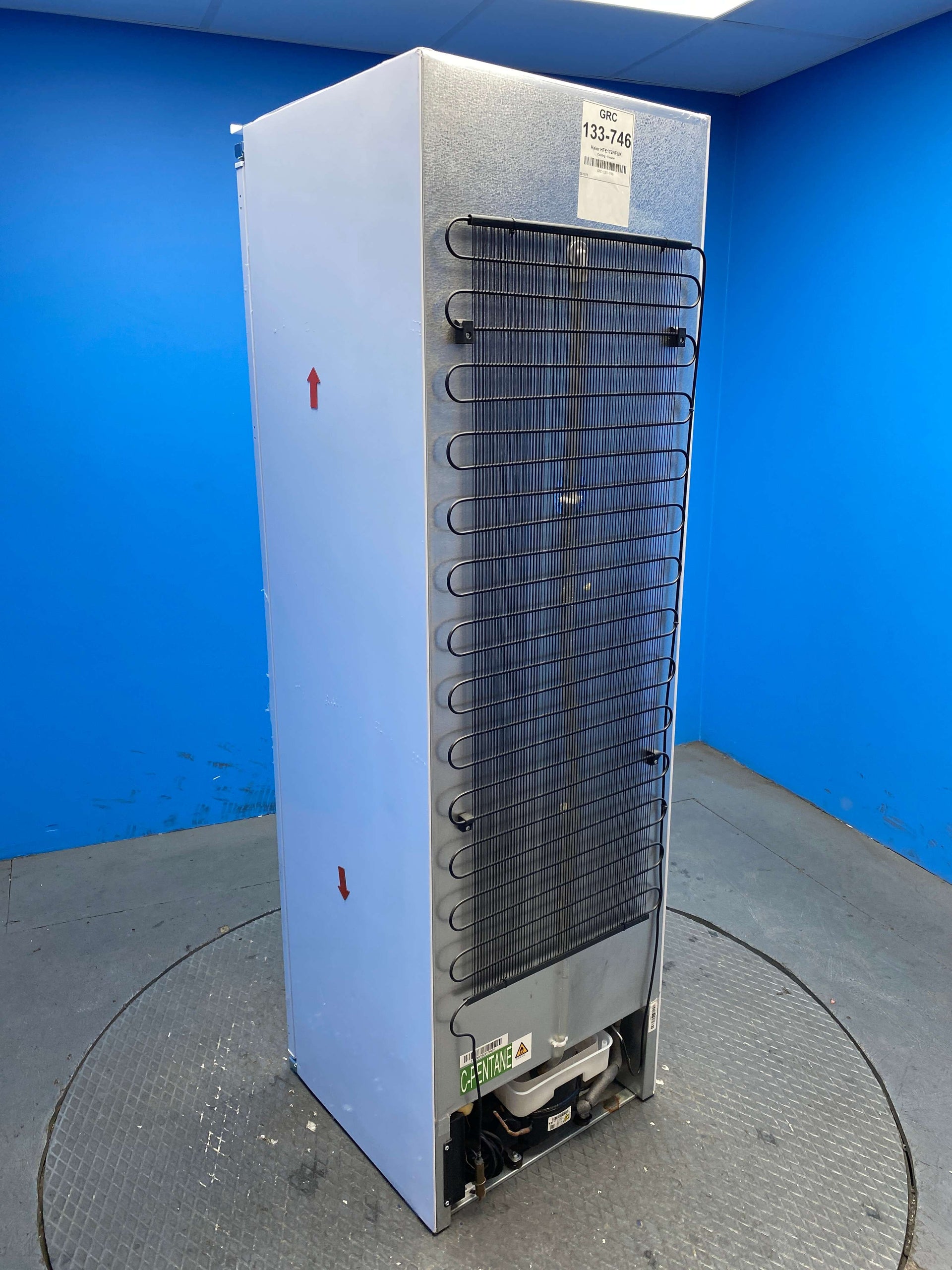 Haier HFE172NFUK Integrated Upright 200 Litre Freezer