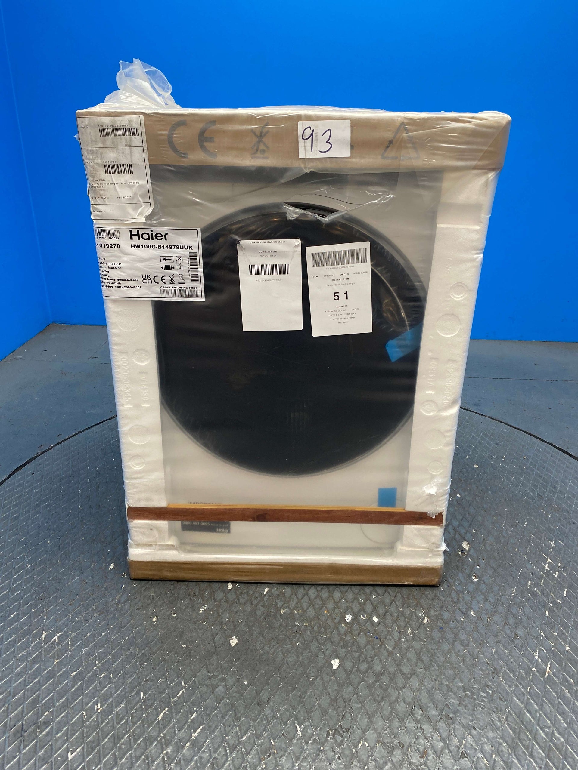 Haier HW100-B14979U1 10kg 1400 Spin Washing Machine