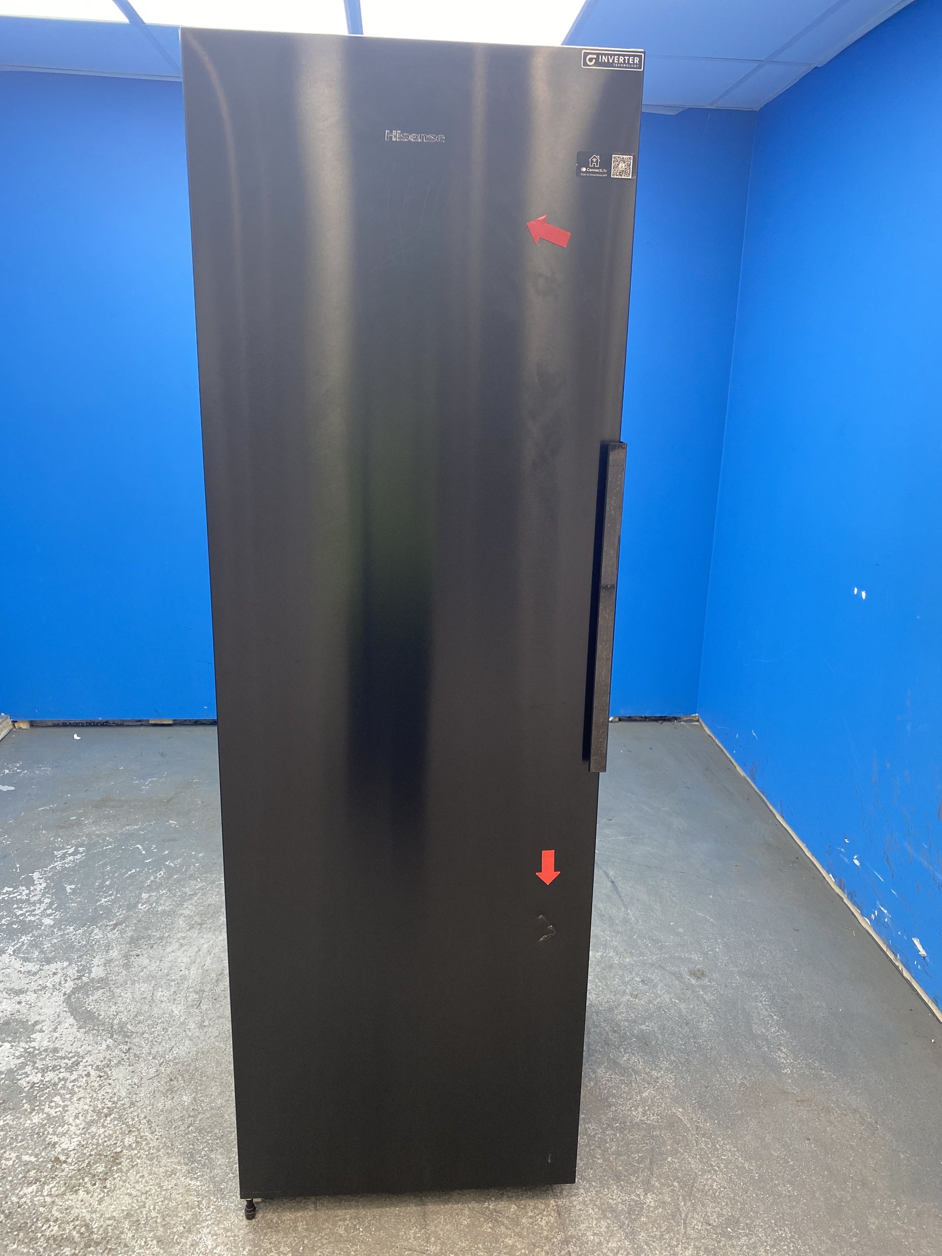 #GRC-157-198 - Hisense FT5K310GSFC KitchenFit No Frost Tall Upright Freezer