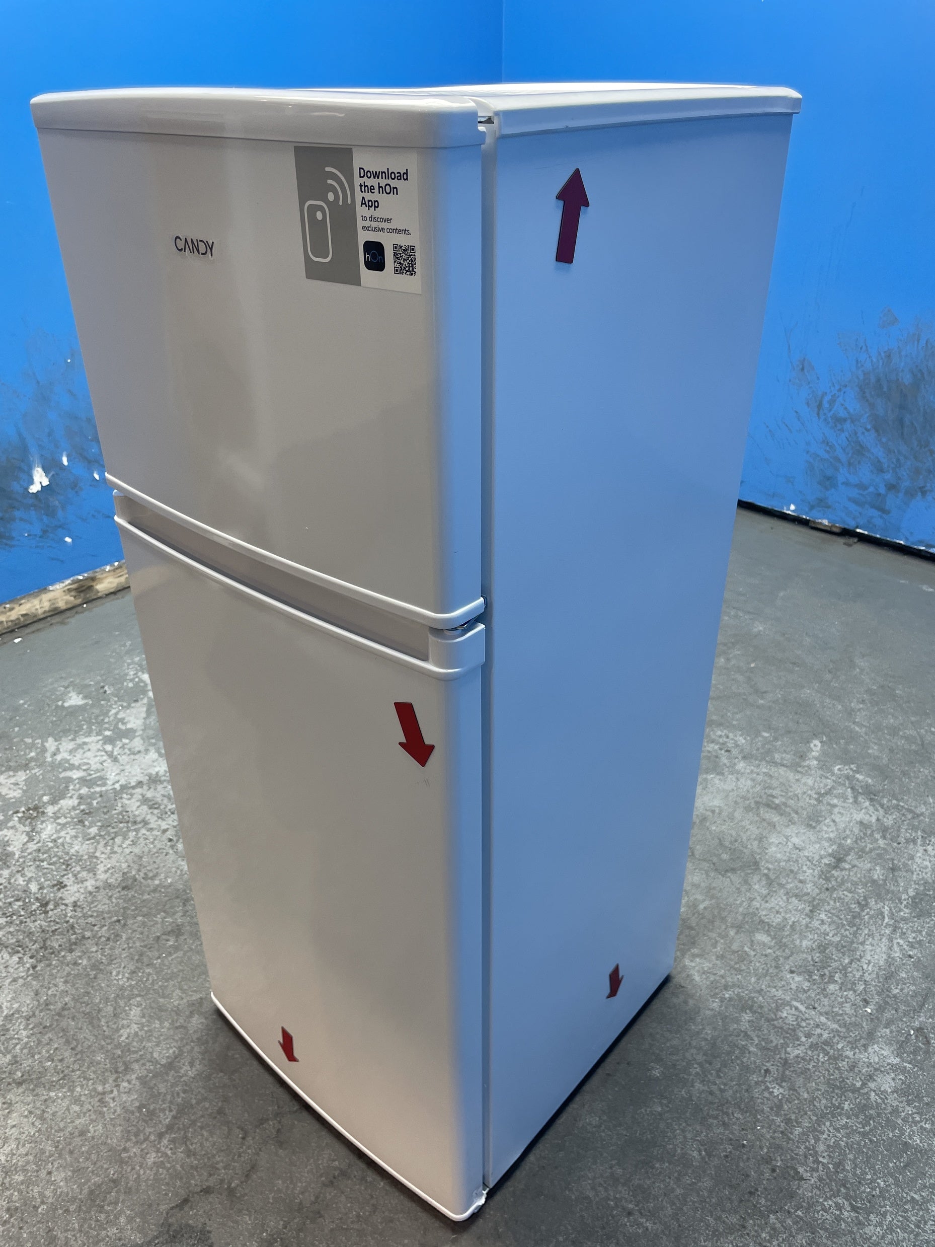 #GRC-159-911 - Candy CDH1S313EWK Slimline 117 Litre Top Mount Fridge Freezer