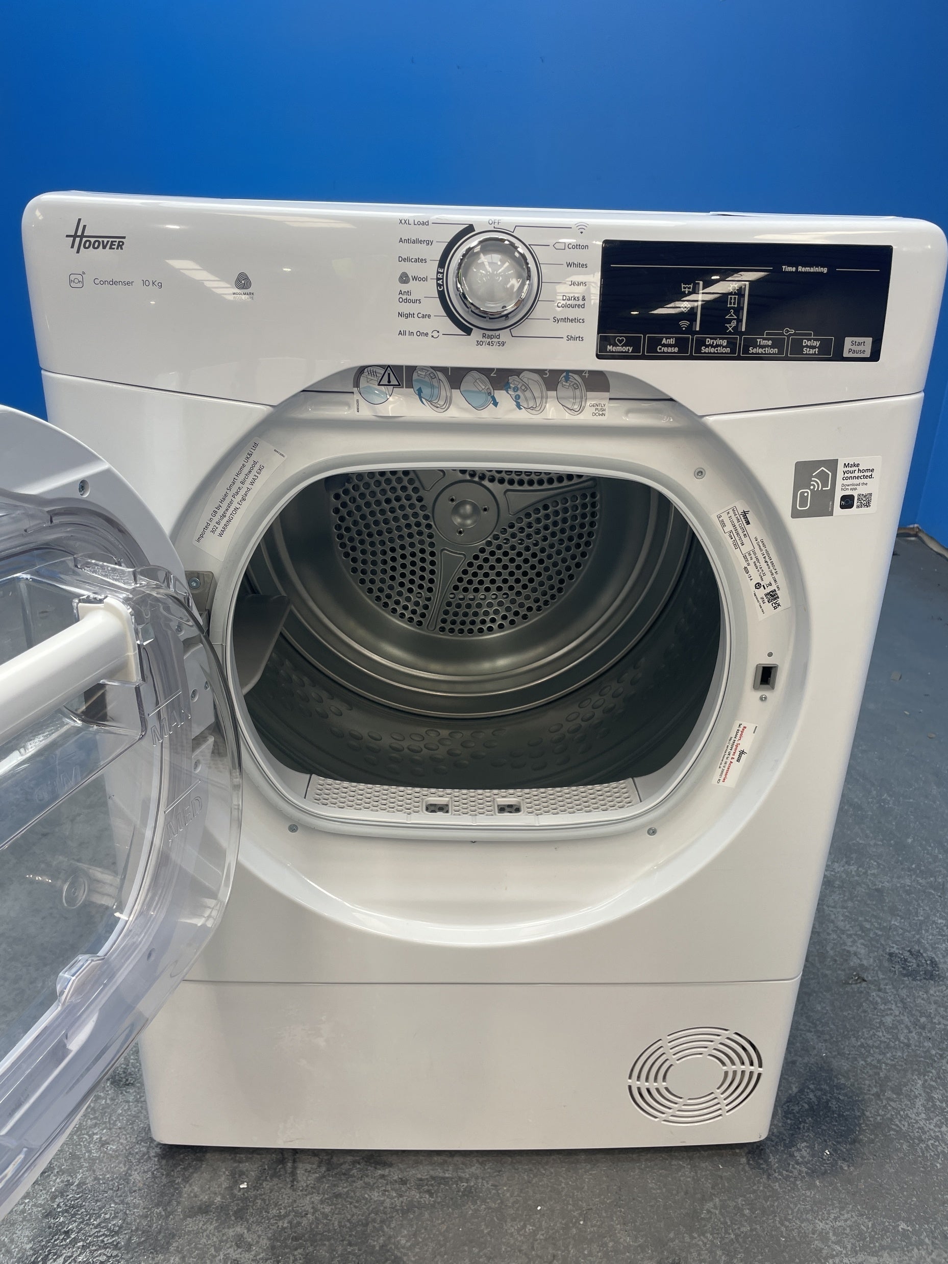#GRC-158-603 - Hoover HRE C10TE-80 10kg Condenser Tumble Dryer