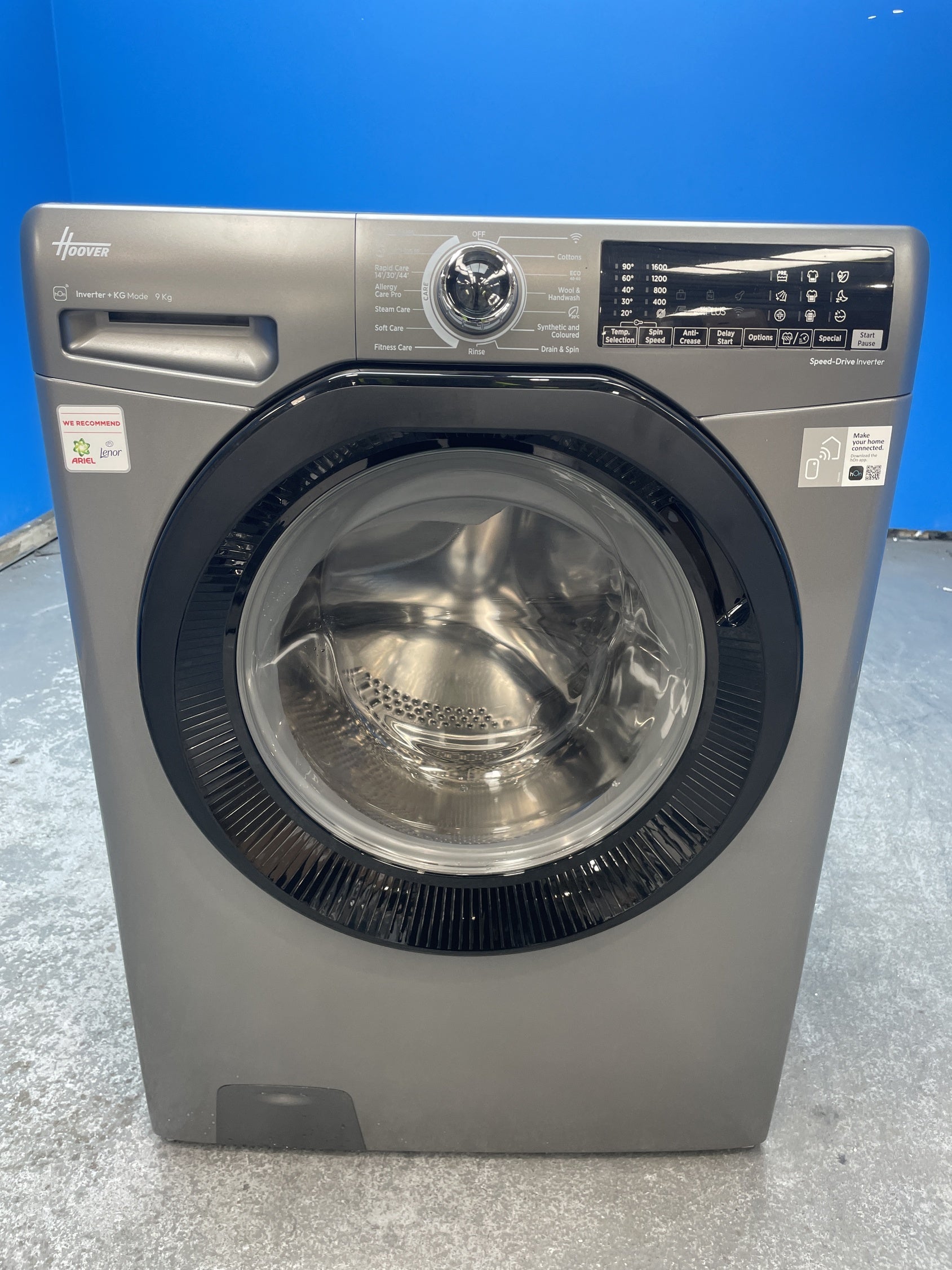#GRC-159-512 - Hoover H-WASH 350 H3WPS696TMBR6 9kg 1600rpm Washing Machine
