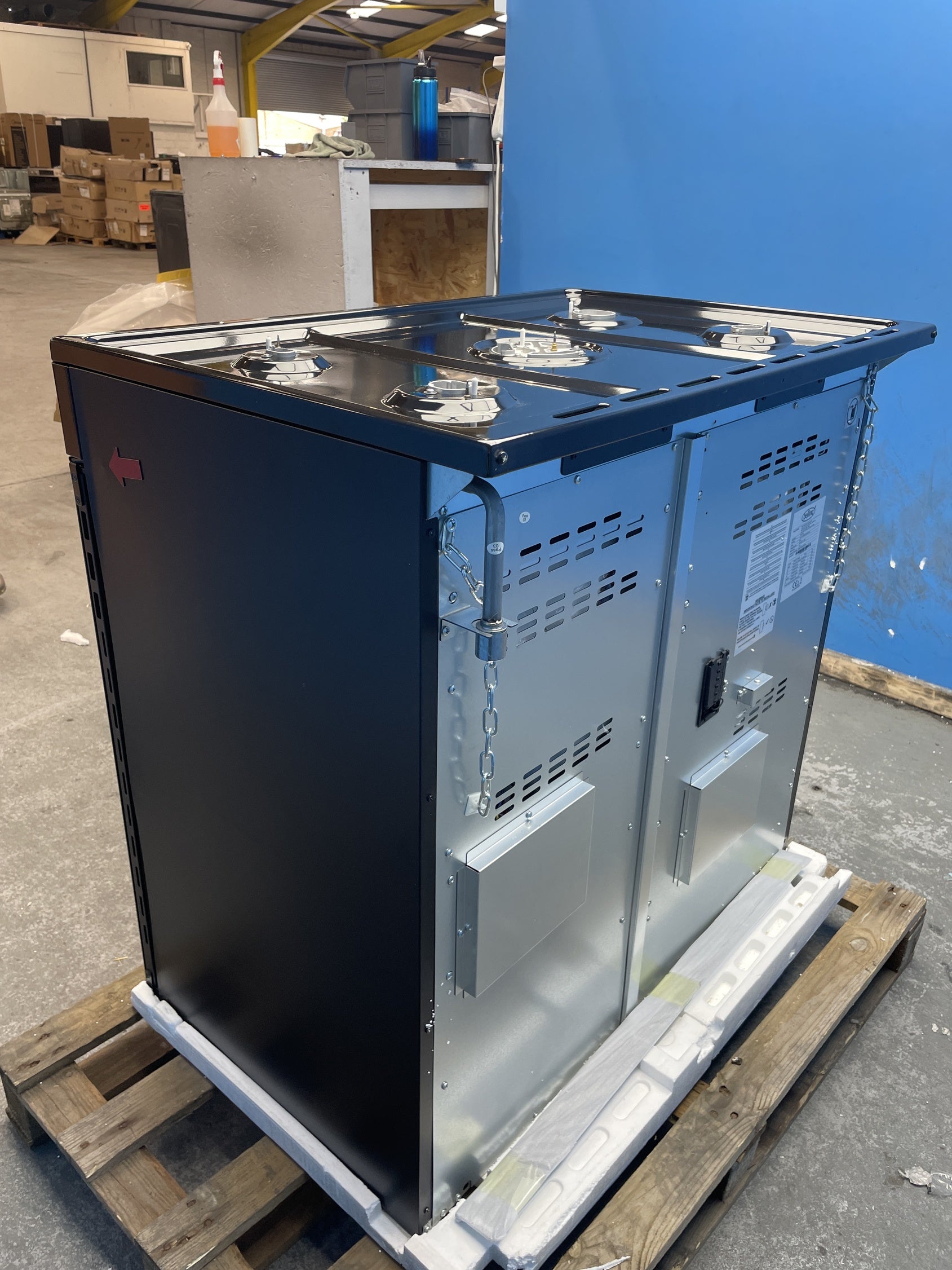 #GRC-159-443 - Belling Farmhouse 90DF Dual Fuel 90cm Range Cooker