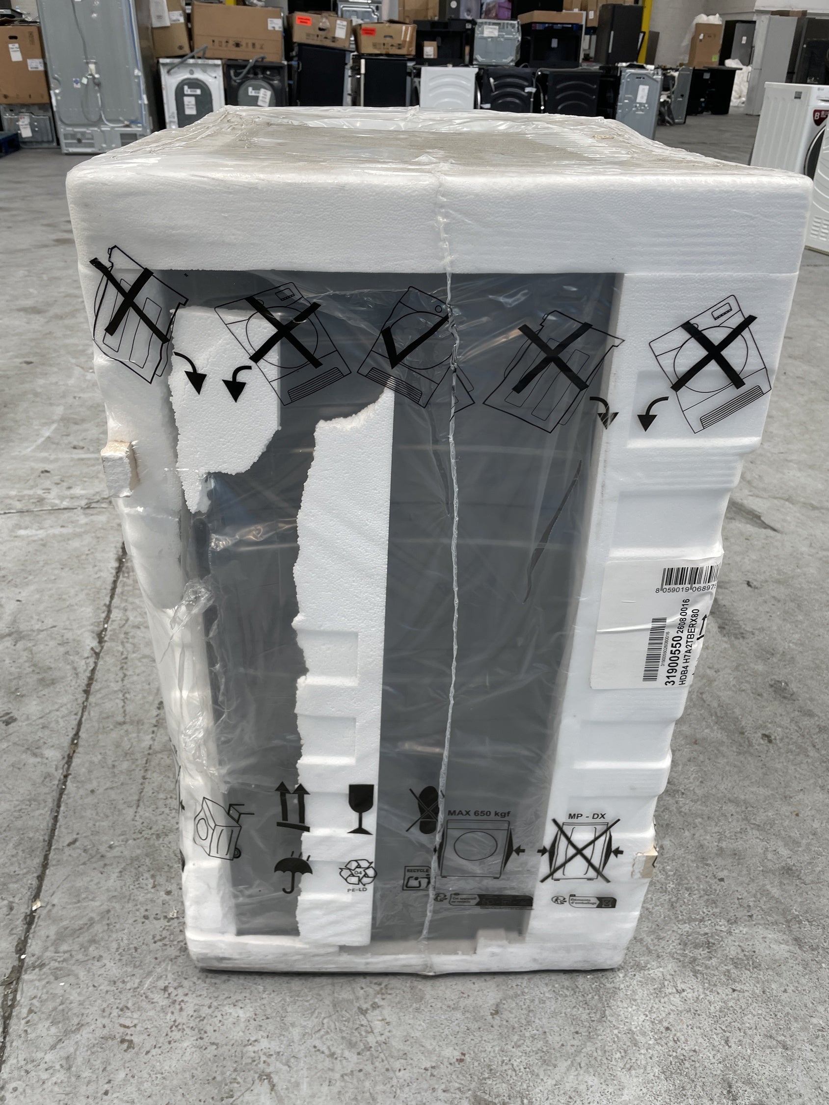 #GRC-157-937 - Haier HDB4 H7A2TBERX80 Integrated 7kg Heat Pump Tumble Dryer