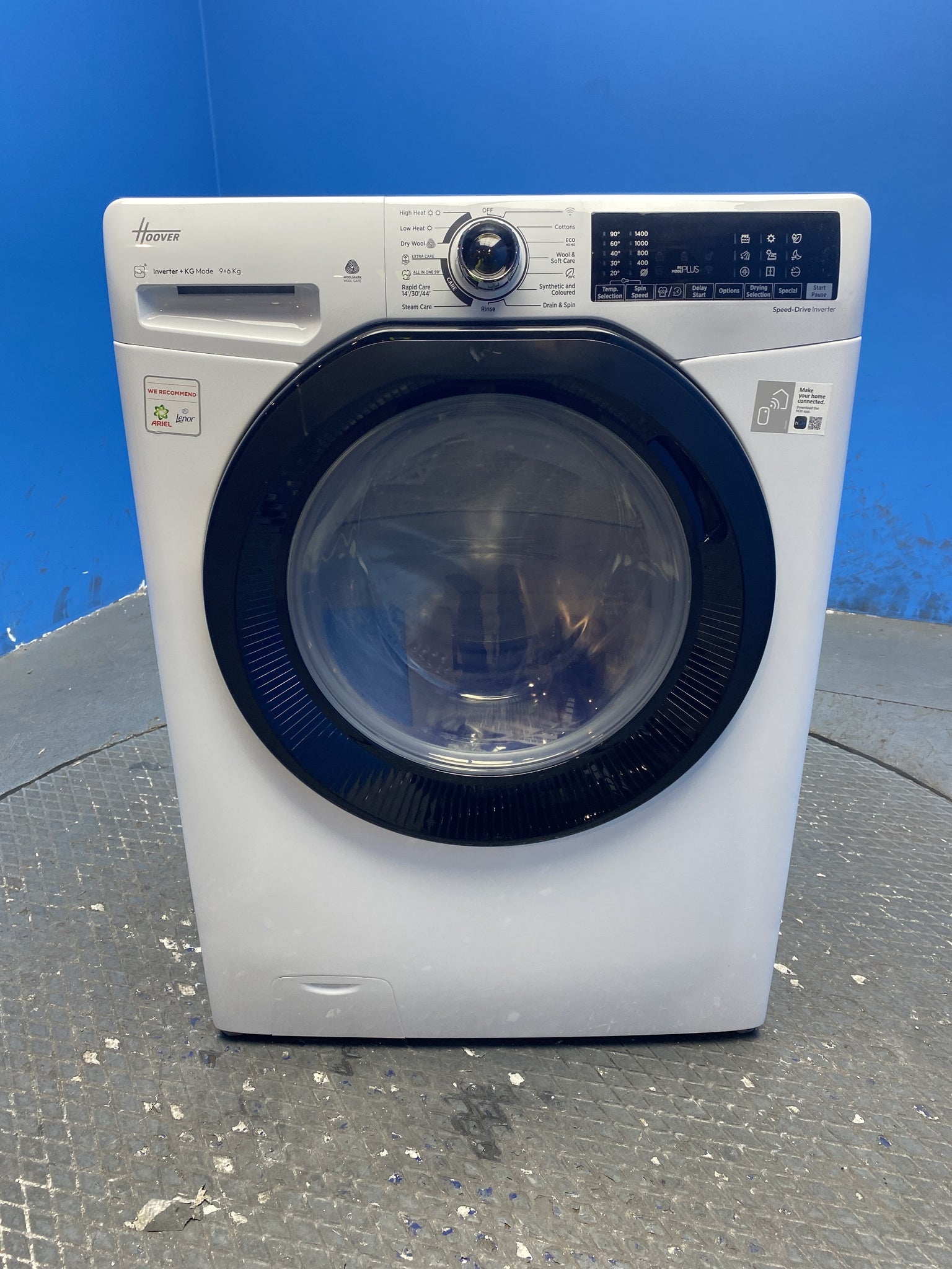 Hoover H3DPS4966TAMB 9kg / 6kg 400 Spin Washer Dryer