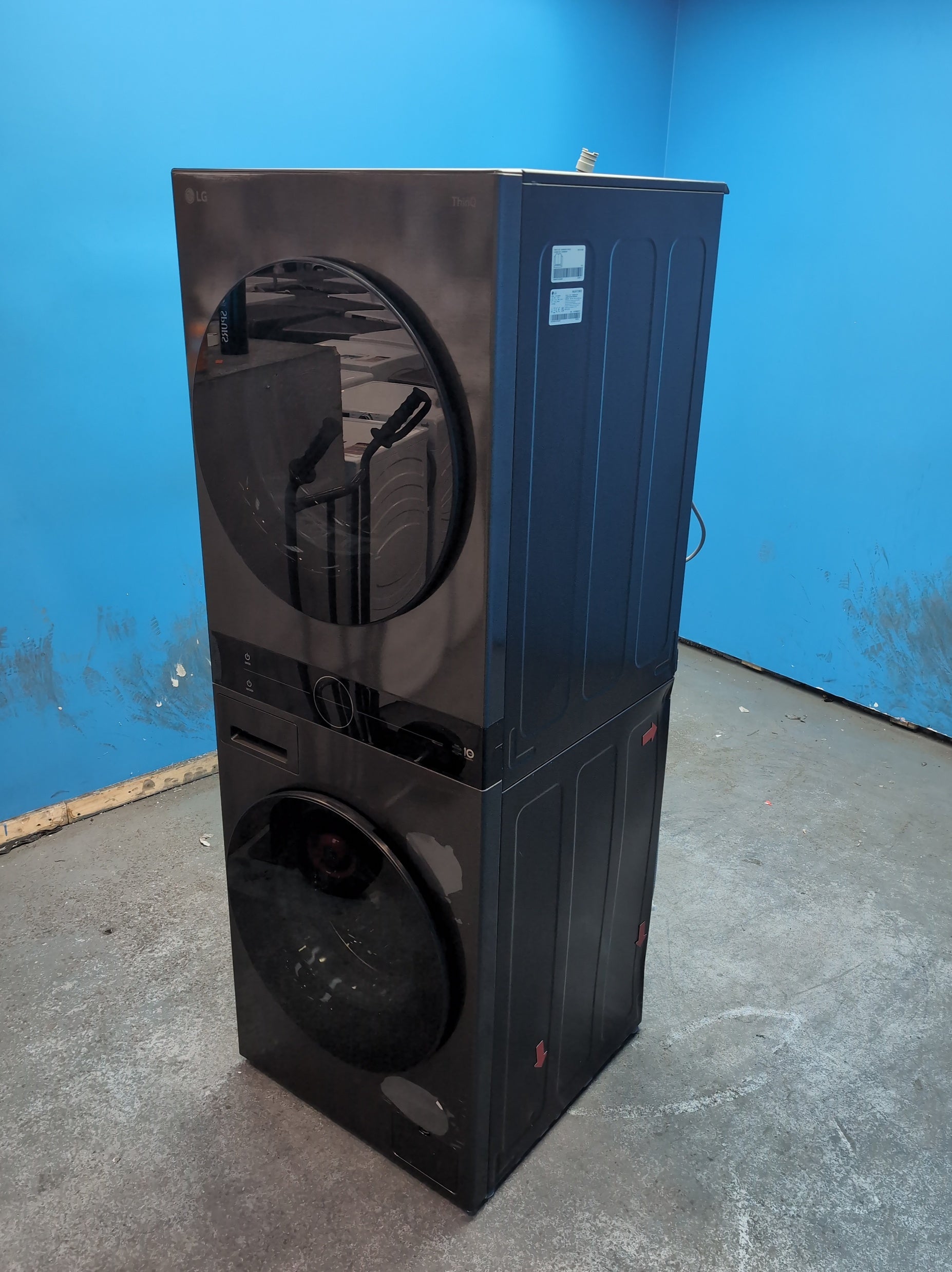 #GRC-159-654 - LG Washer Dryer – 12kg Wash, 10kg Dry, 1400rpm, Black