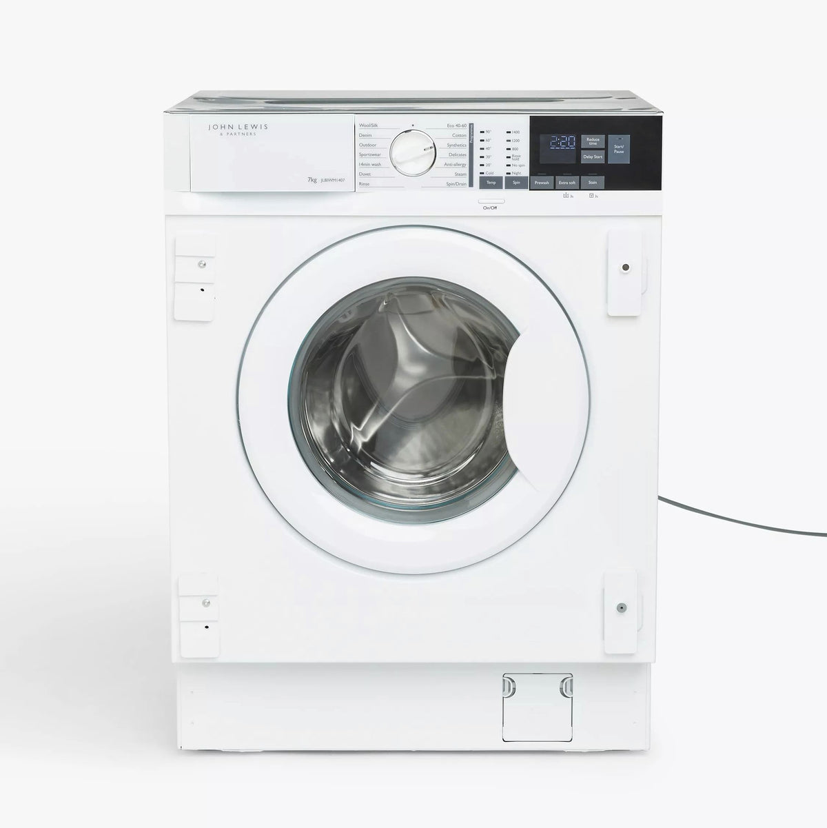 John Lewis Integrated Washing Machine – 7kg Capacity, 1400rpm Spin, Quick Wash – Renew 2 U
