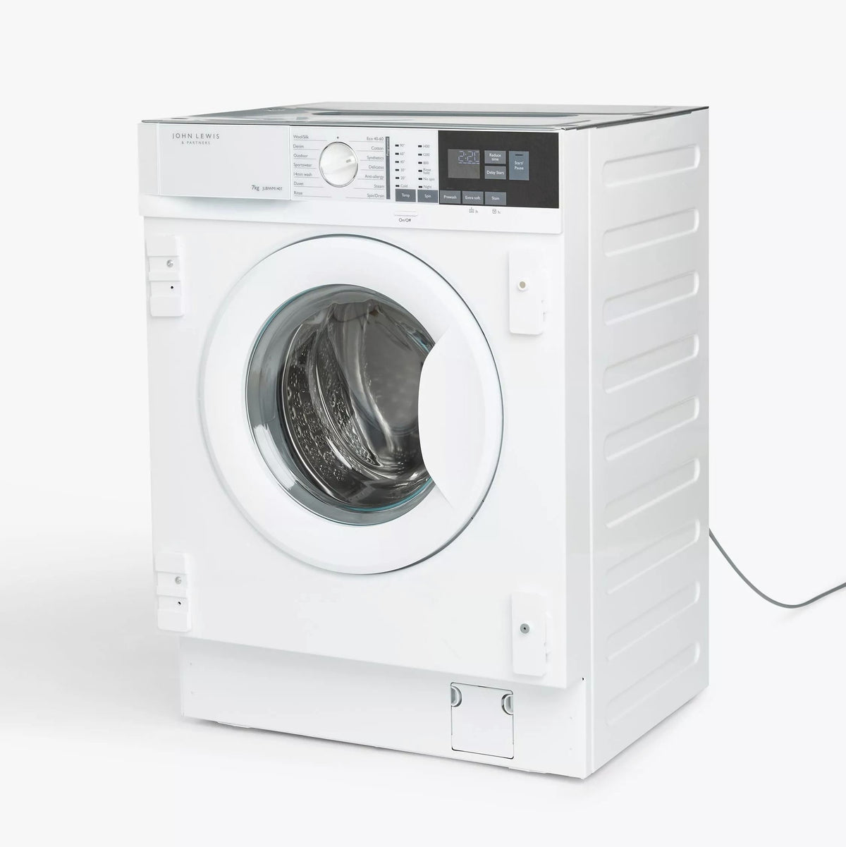 John Lewis Integrated Washing Machine – 7kg Capacity, 1400rpm Spin, Quick Wash – Renew 2 U