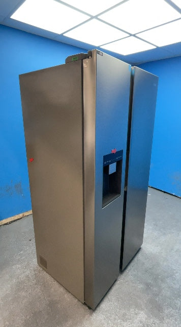 #GRC-163-433 - Haier American Style Fridge Freezer – 601L, Stainless Steel