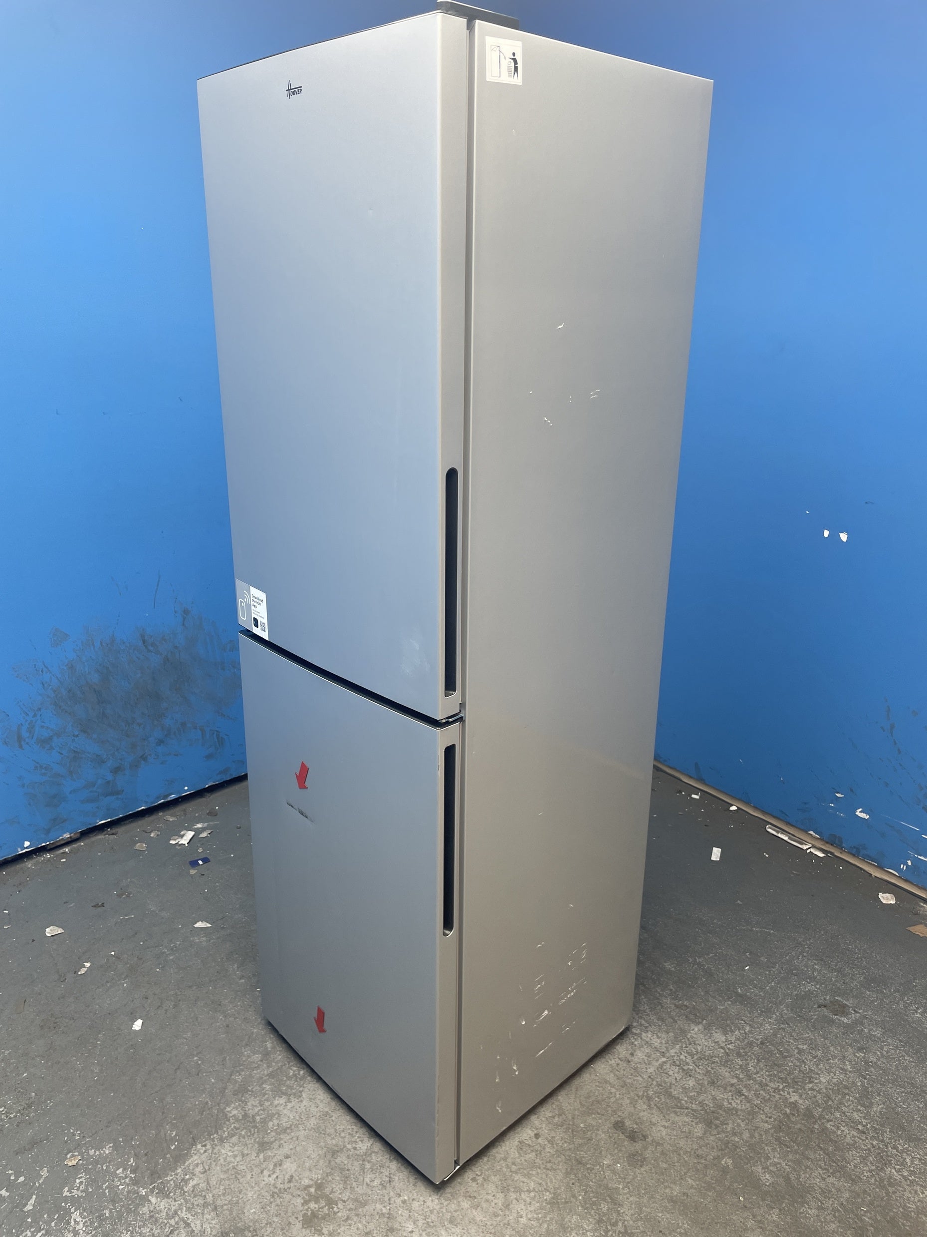 #GRC-159-071 - Hoover H-FRIDGE 300 HVT3CLECKIHS 252 Litre Combi Fridge Freezer