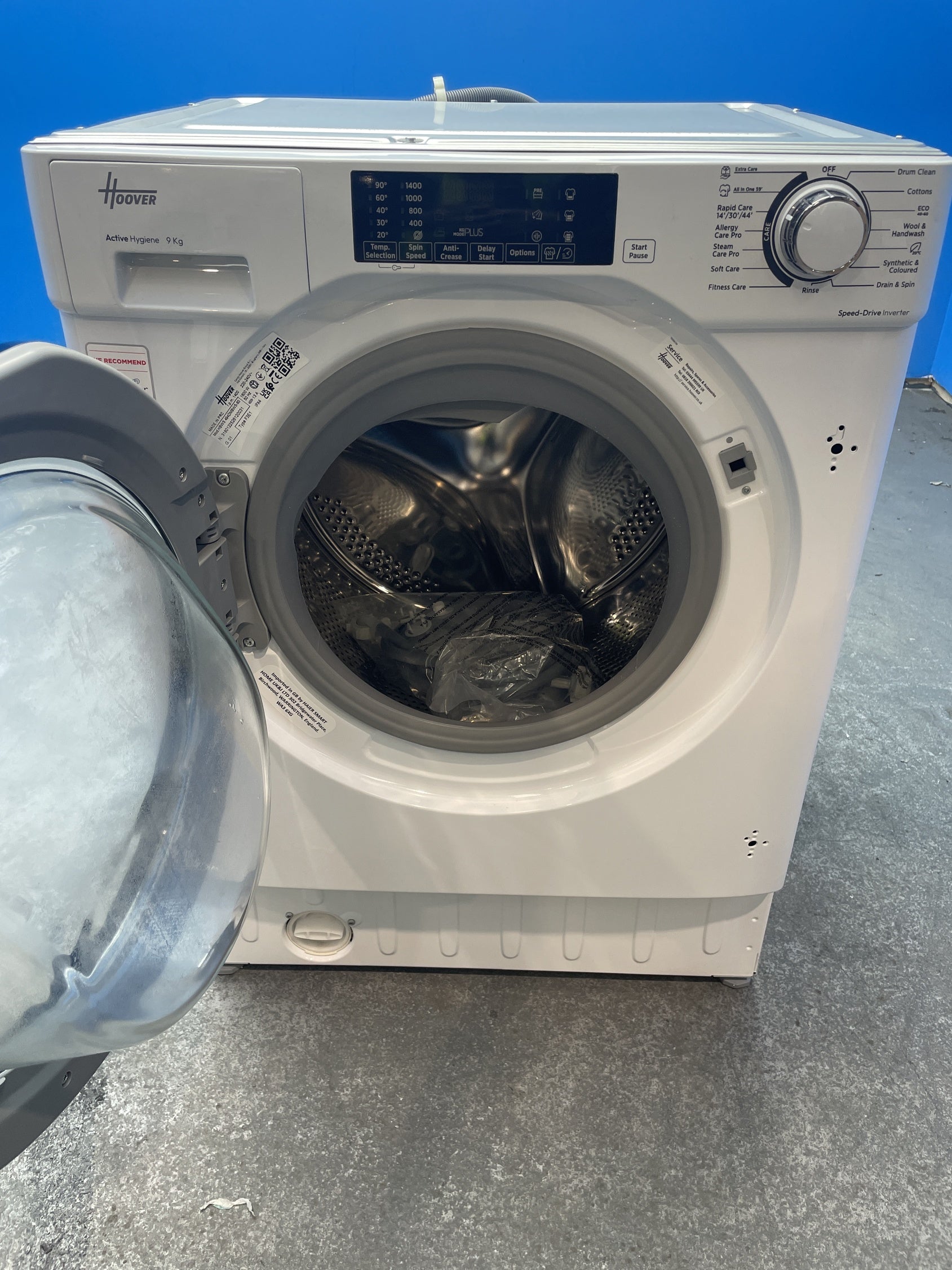 #GRC-157-272 - Hoover HBWS494DMBW5 Integrated 9kg 1400rpm Washing Machine