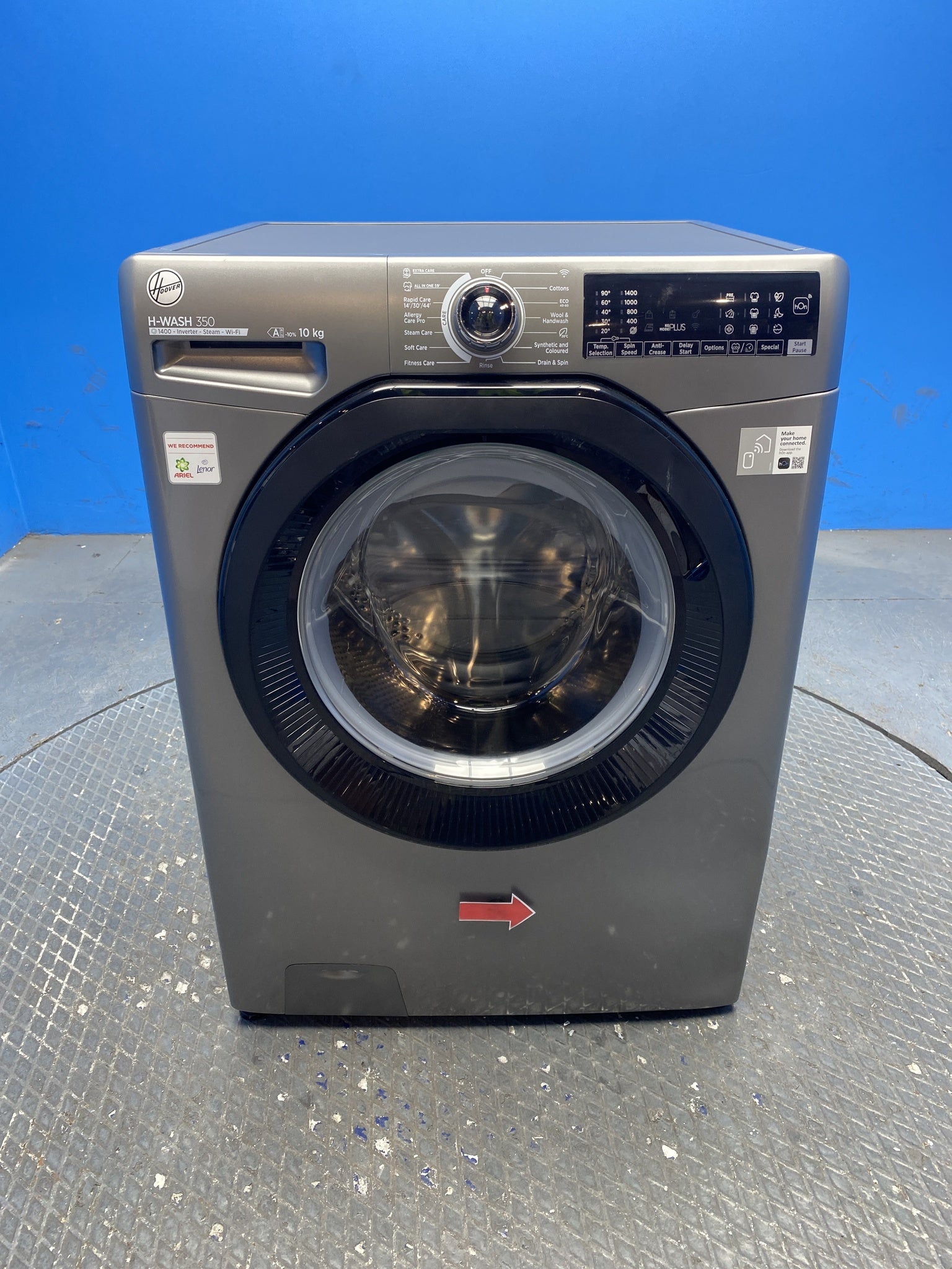 Hoover H3B13WPS4106TAMBR 10kg 1400 Spin Washing Machine