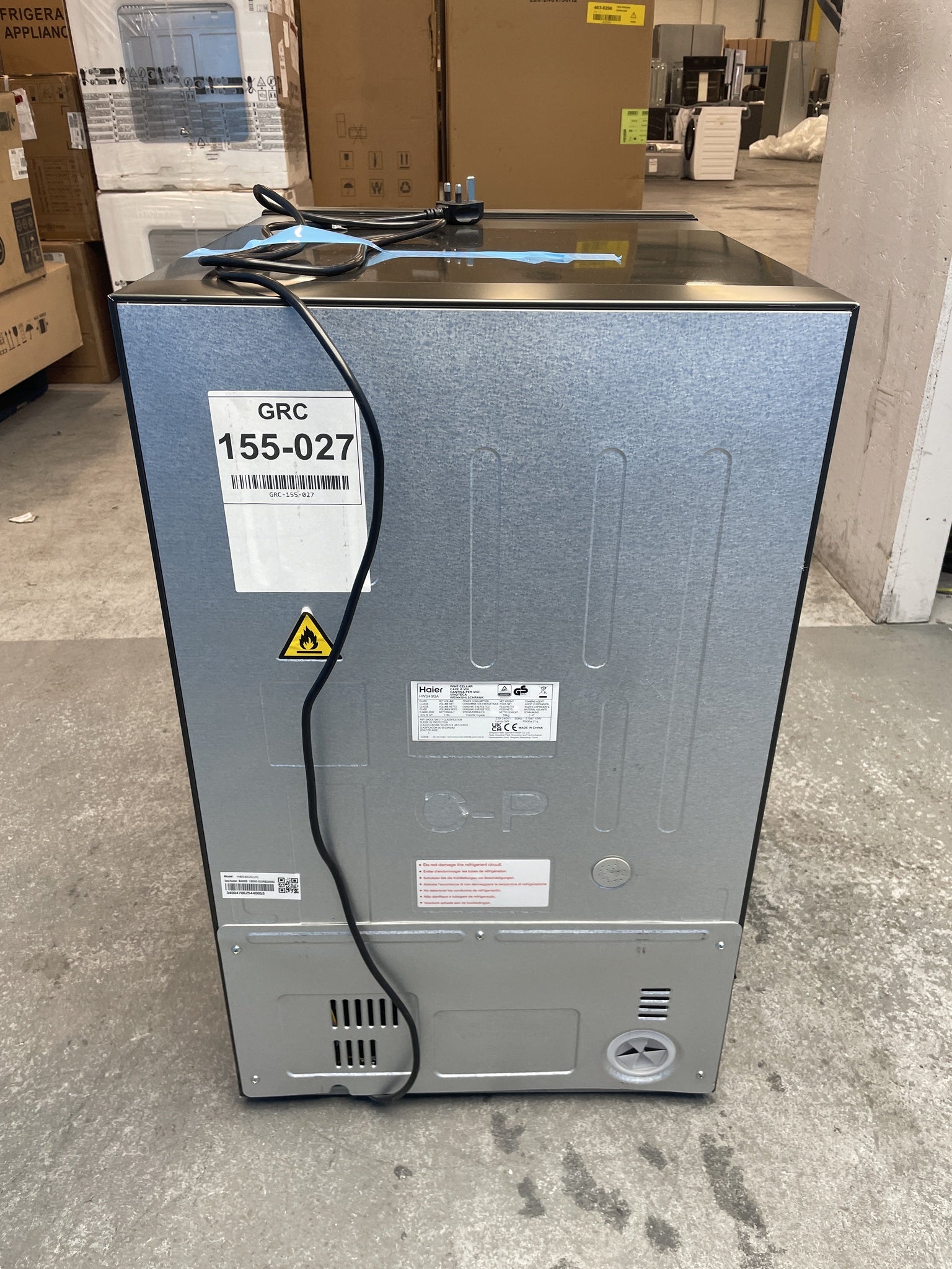 #GRC-155-027 - Haier HWS49GA Series 5 49 Bottle Wine Cooler