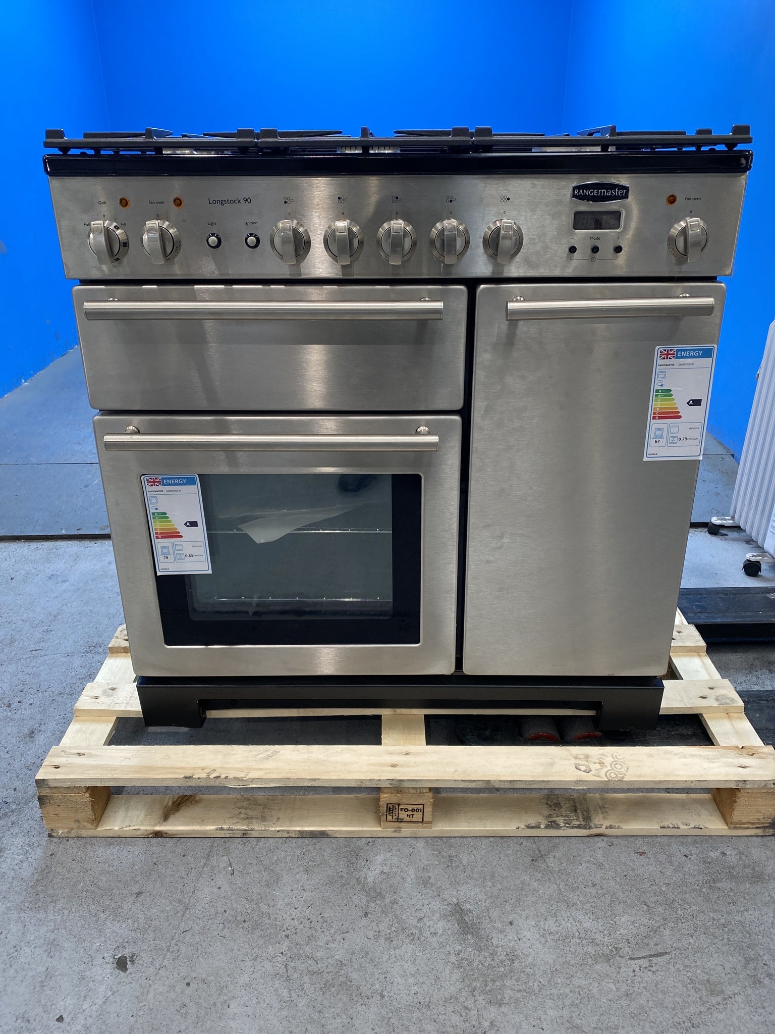 Rangemaster KCH90DFFSS/C Kitchener 90 Dual Fuel Range Cooker