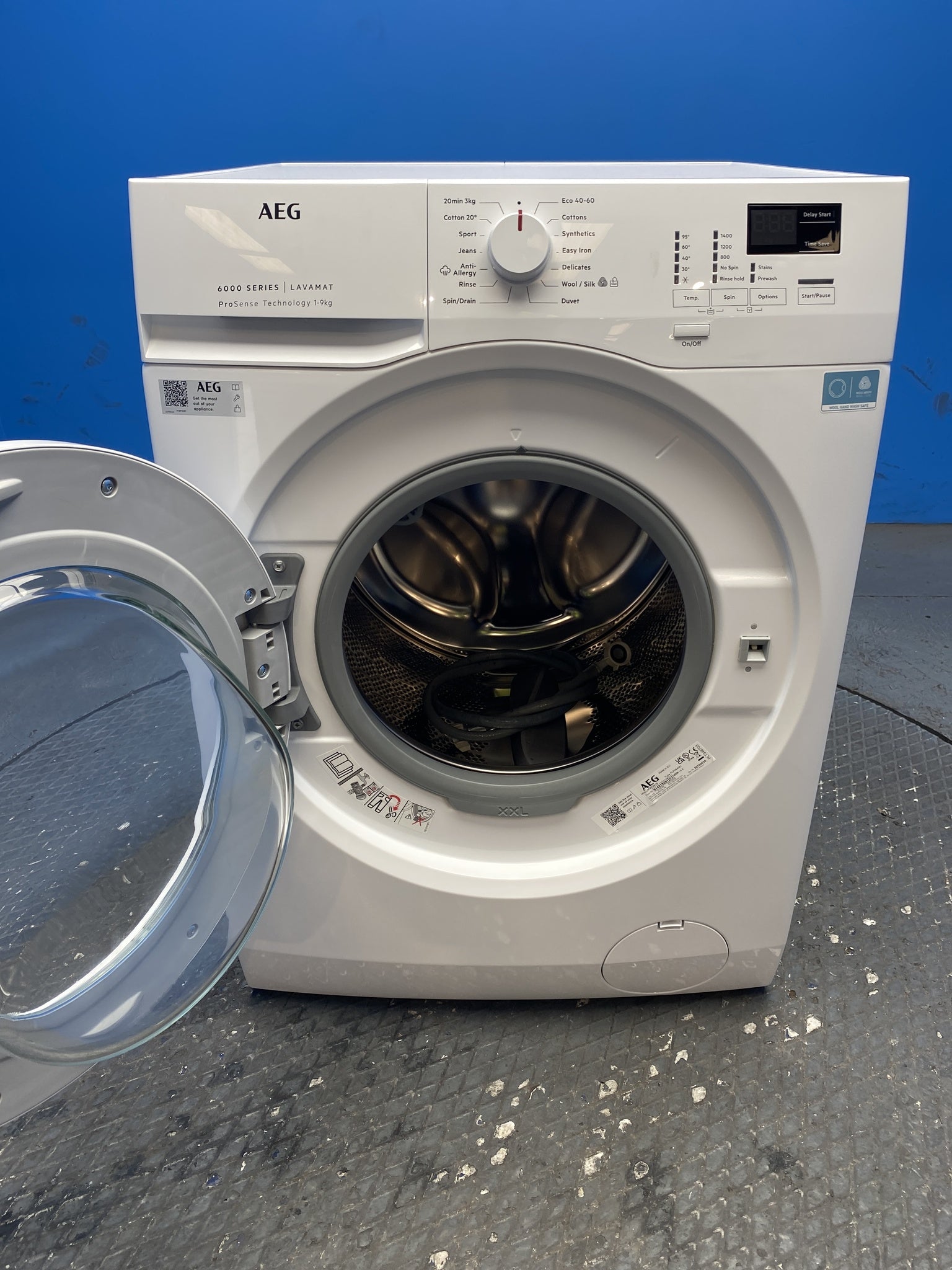 AEG 9kg 1400 Spin Washing Machine with ProSense