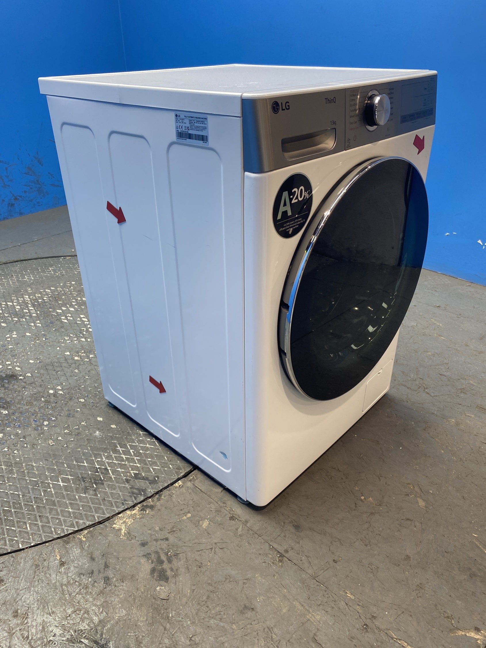 #GRC-157-210 - LG F4Y913WCTA1 13kg 1400 Spin Washing Machine