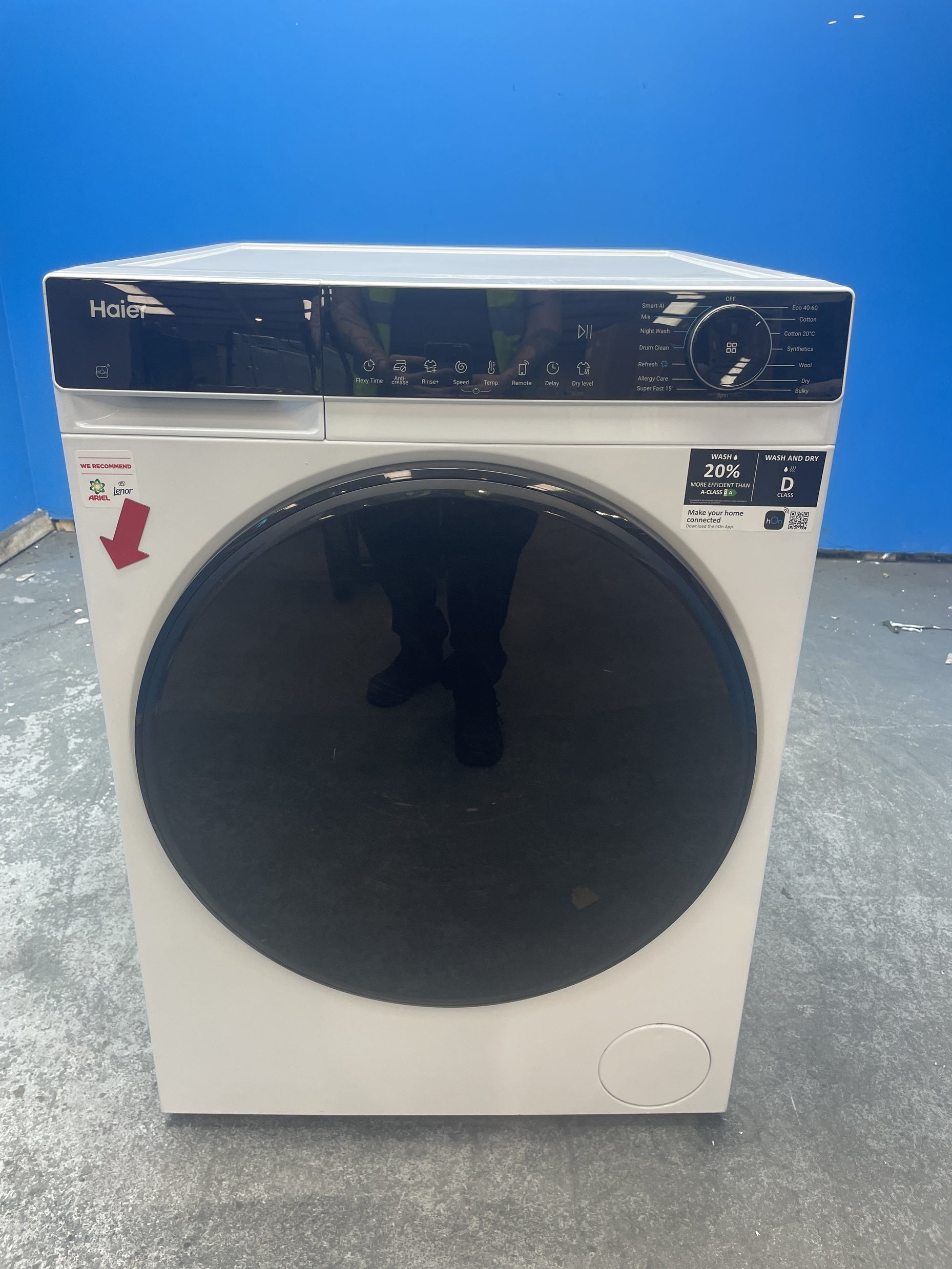 #GRC-159-308 - Haier X Series 5 HWD120-BP14357U1 12/8kg 1400rpm Washer Dryer