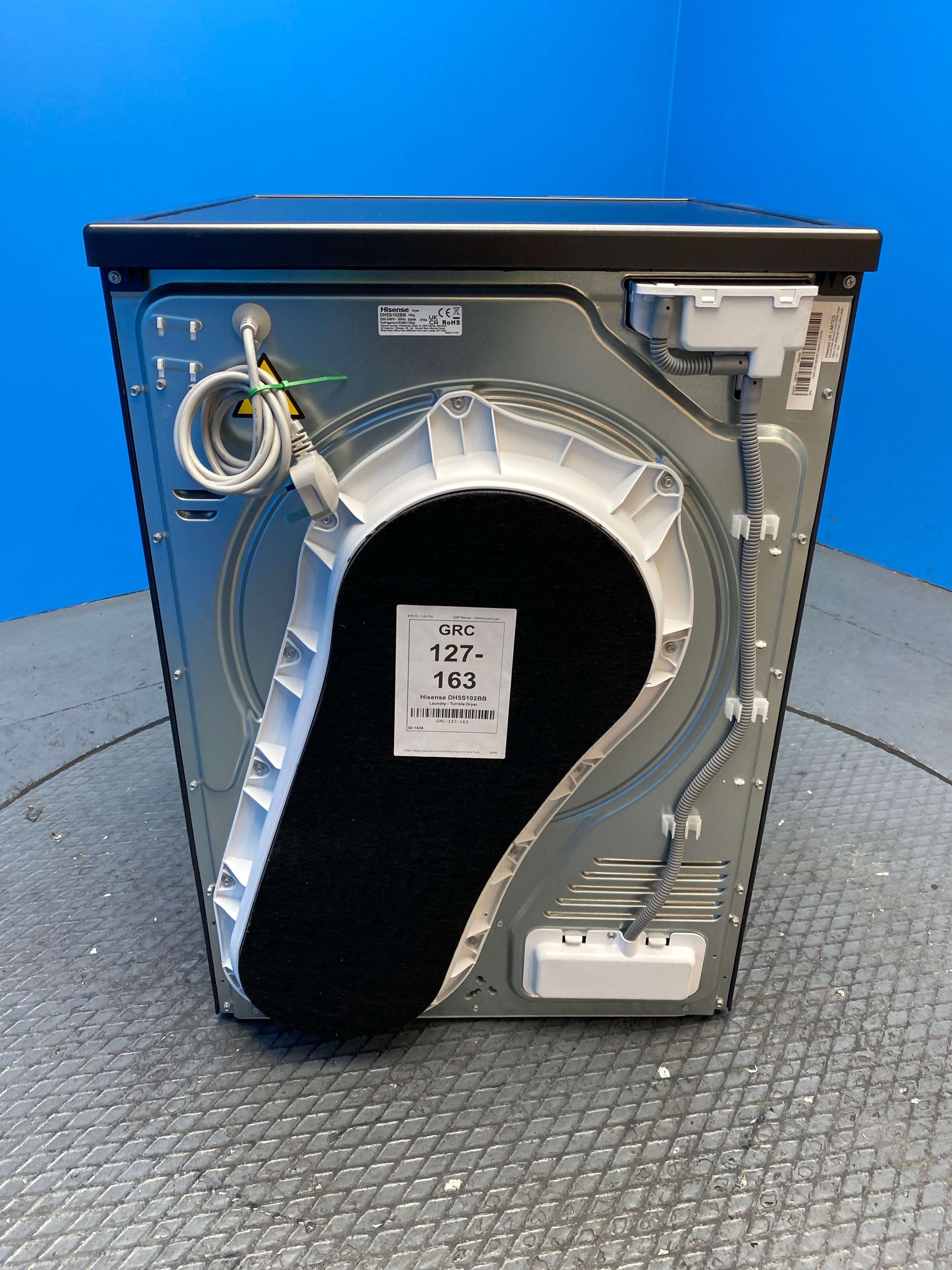 Hisense DH5S102BB 10kg Heat Pump Tumble Dryer