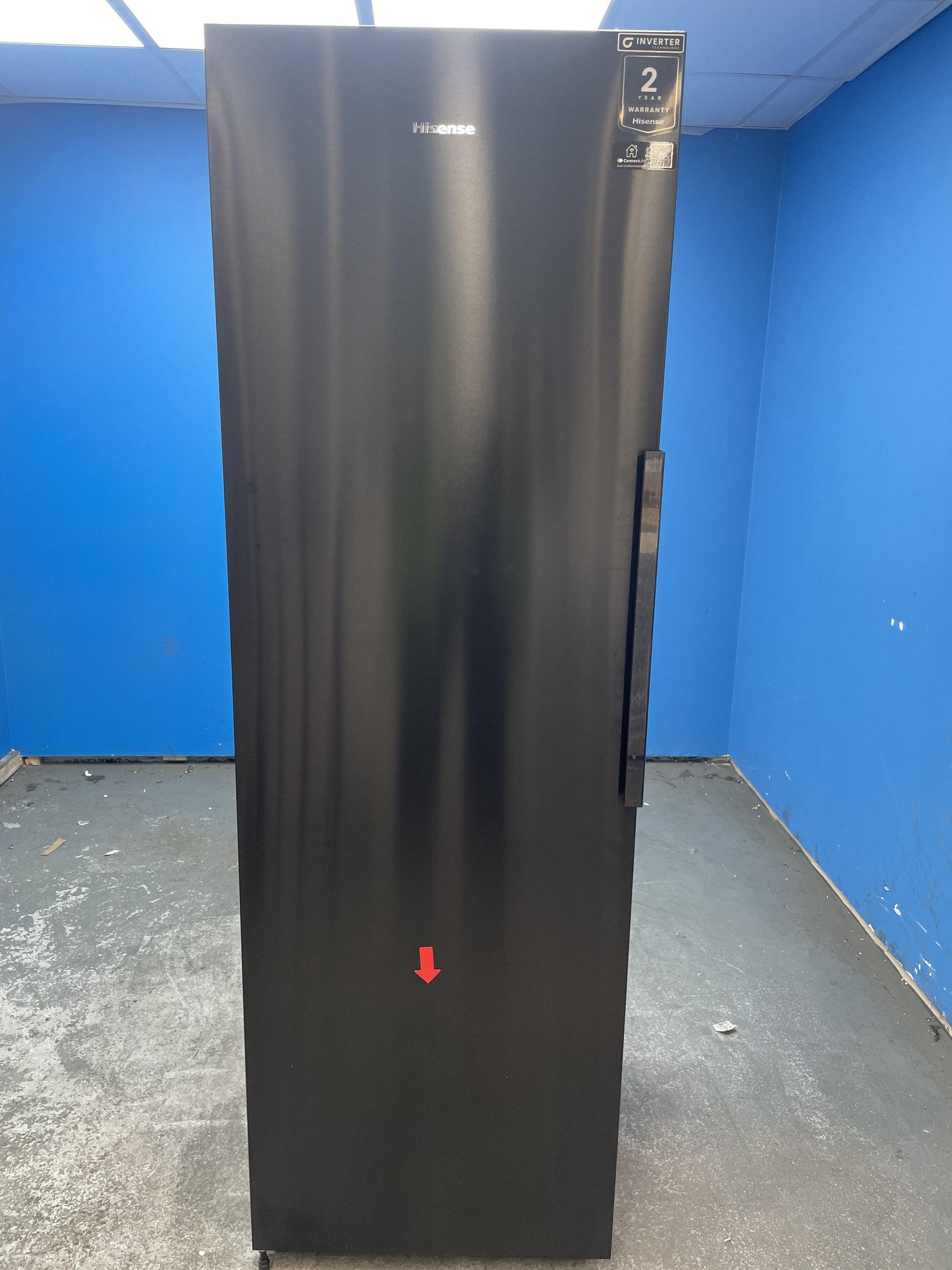 #GRC-158-073 - Hisense FT5K310GSFC KitchenFit No Frost Tall Upright Freezer