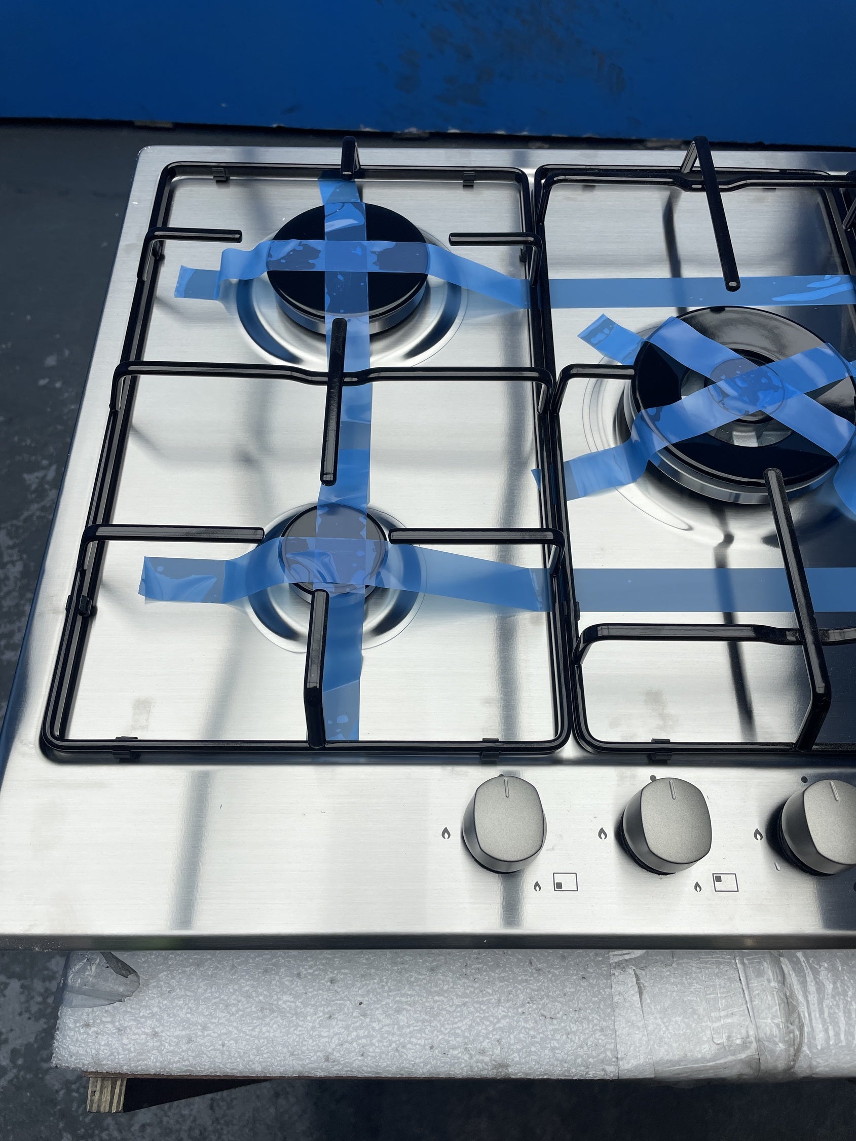 #GRC-144-992 - Iberna IHW74WX 75cm 5 Burner Built-in Gas Hob in Stainless Steel