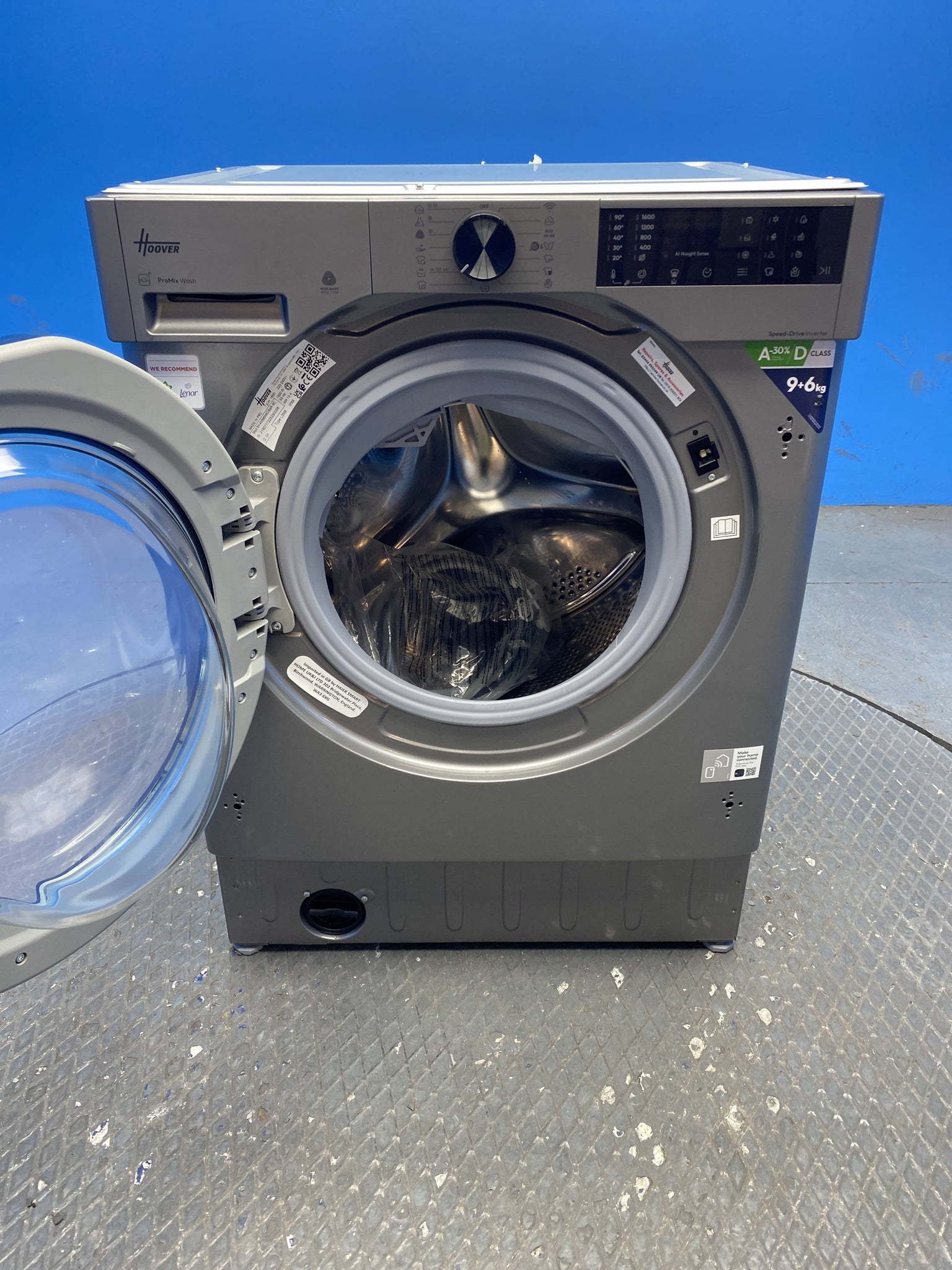 Hoover BH4S696M6DB9R-80 9/6kg 1600rpm Integrated Washer Dryer